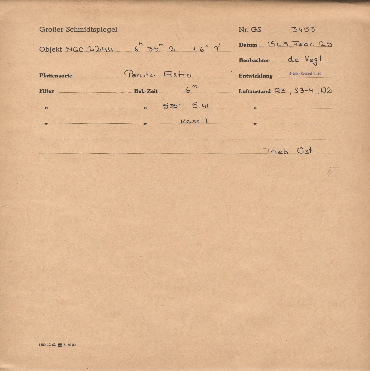 Plattenhuelle GS03453