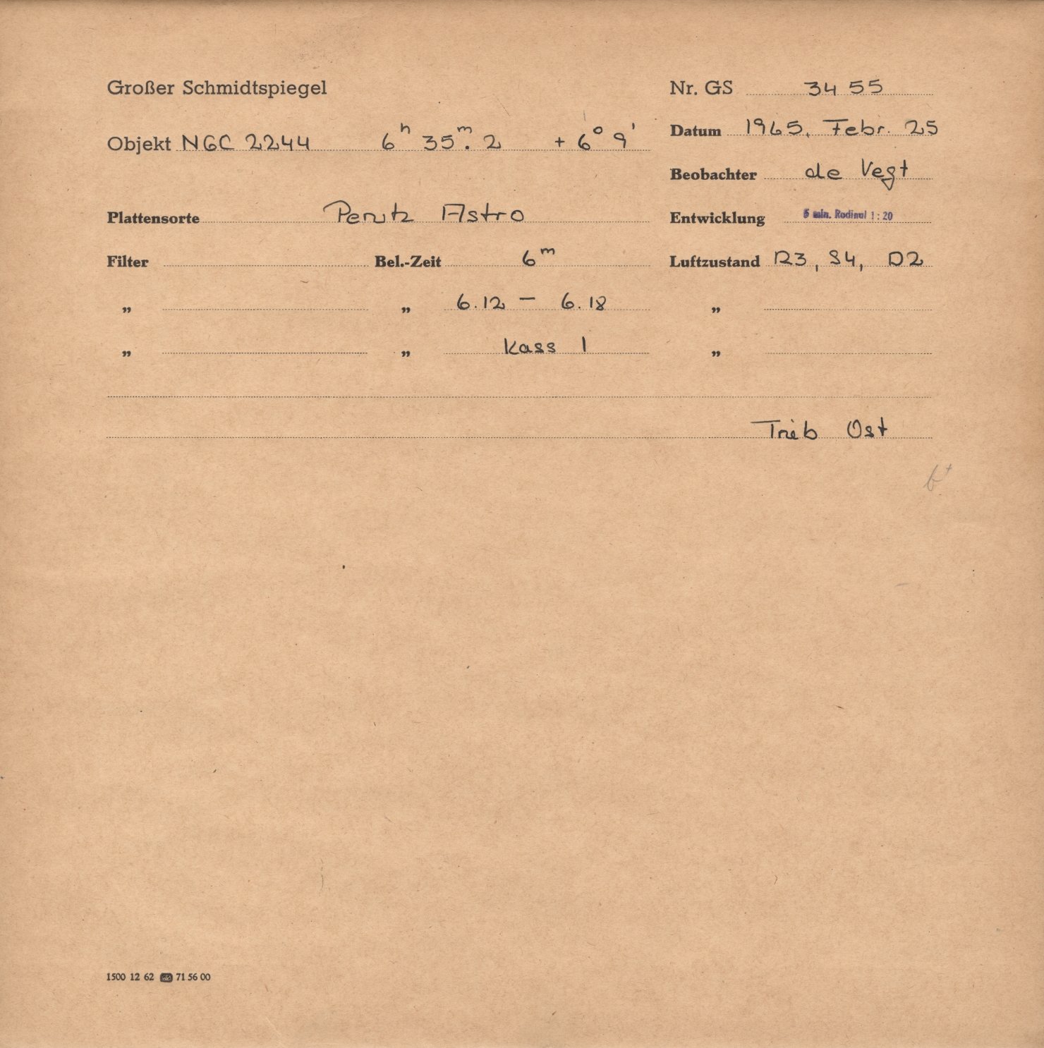 Plattenhuelle GS03455