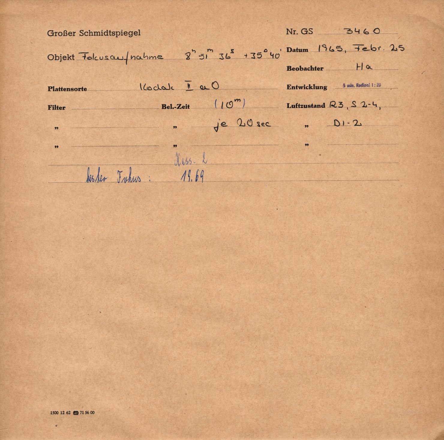 Plattenhuelle GS03460