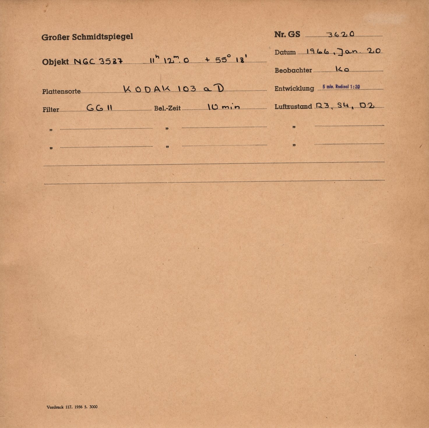 Plattenhuelle GS03620