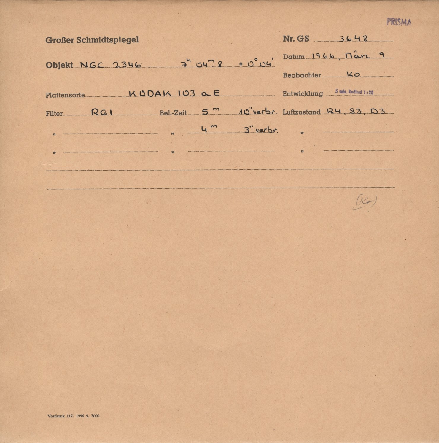 Plattenhuelle GS03648