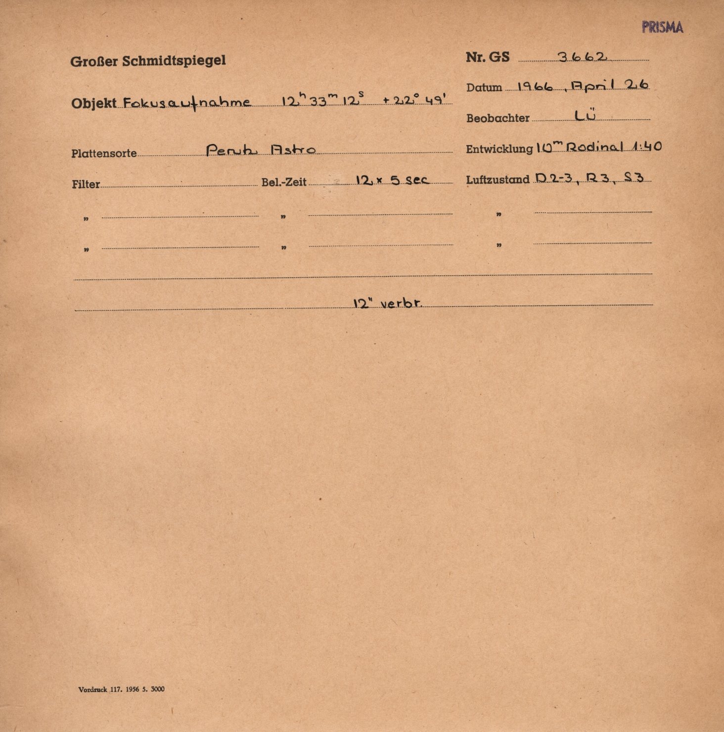 Plattenhuelle GS03662