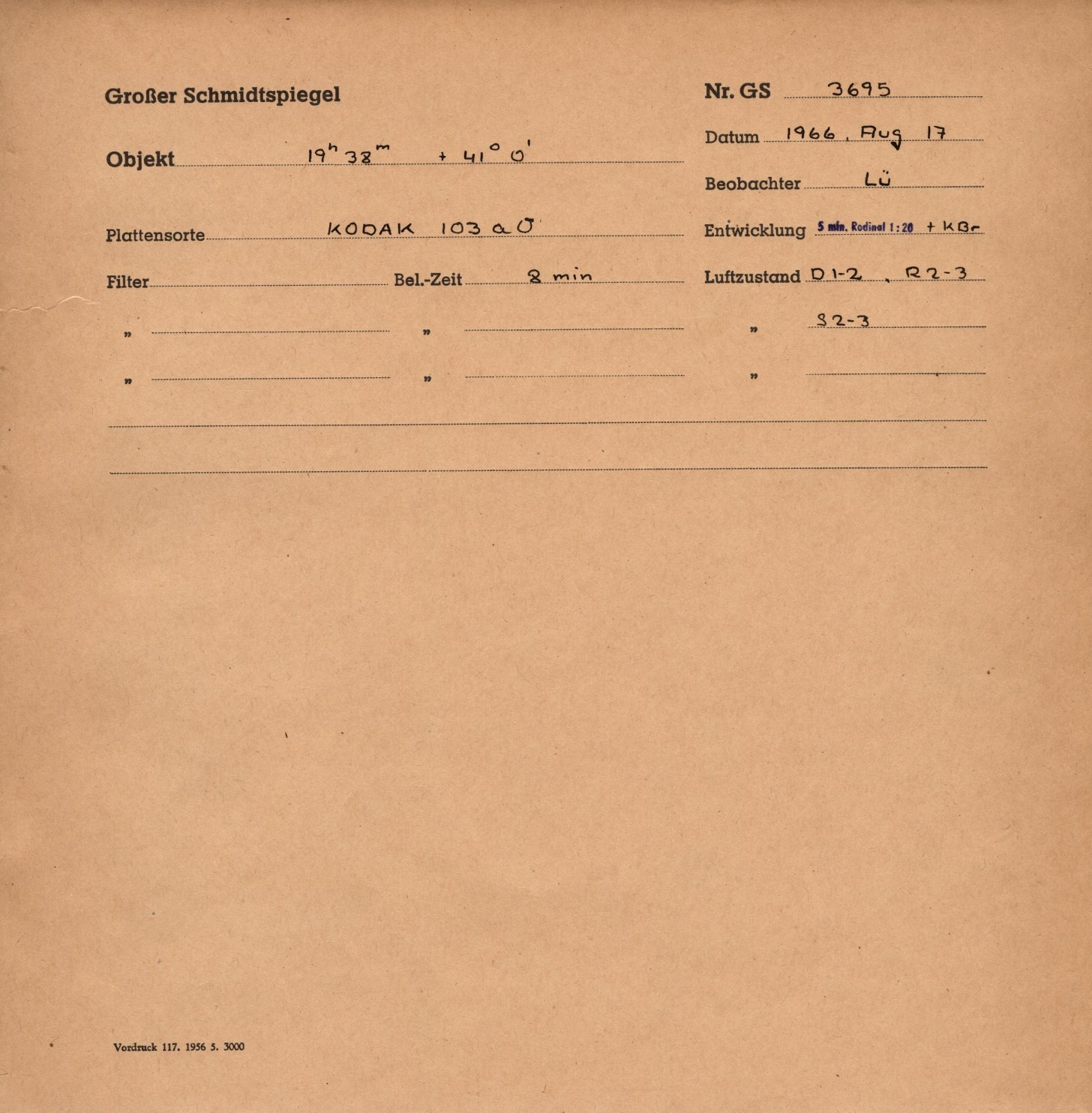 Plattenhuelle GS03695