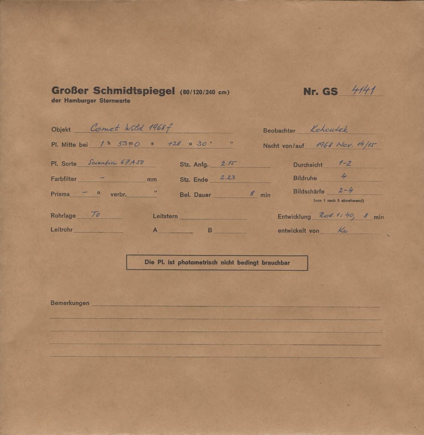 Plattenhuelle GS04141