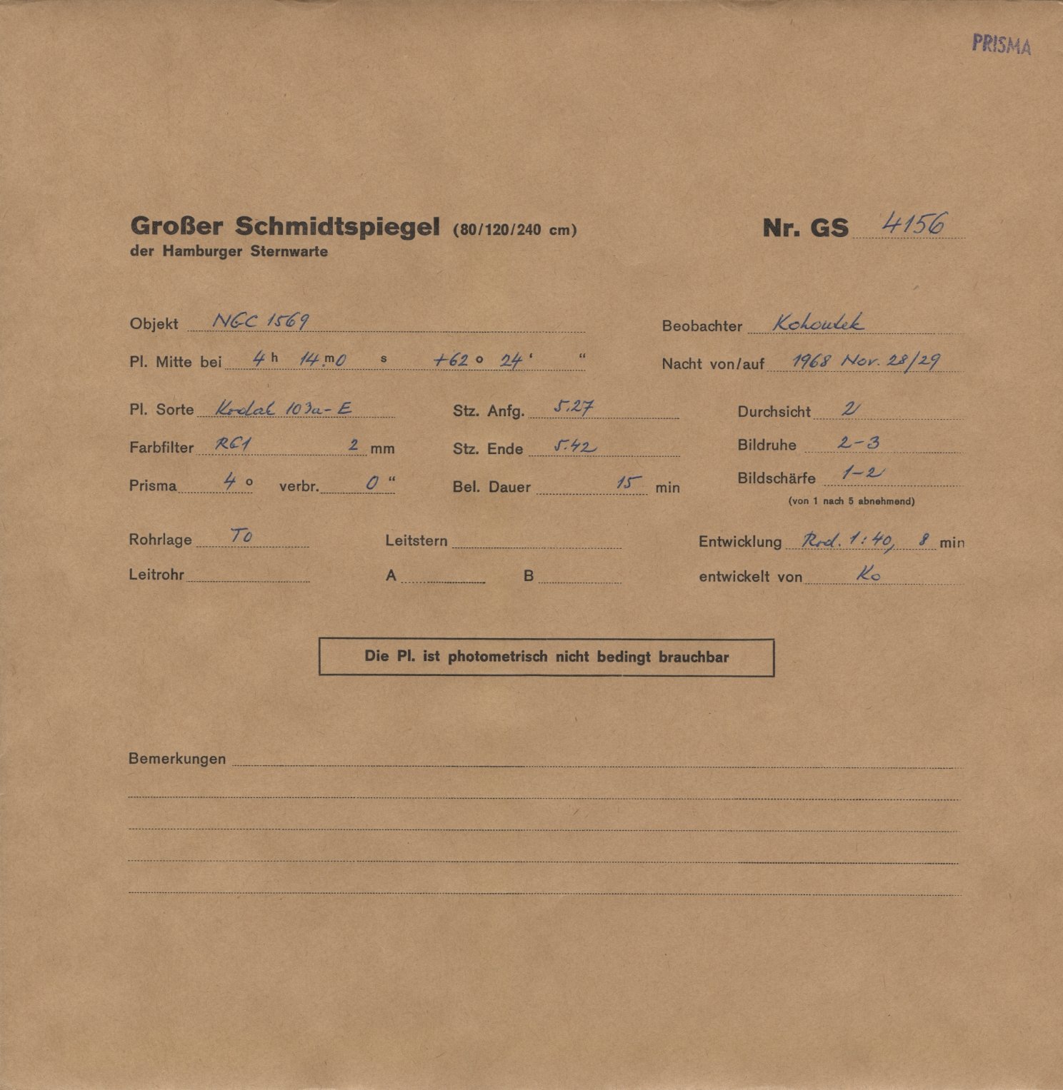 Plattenhuelle GS04156