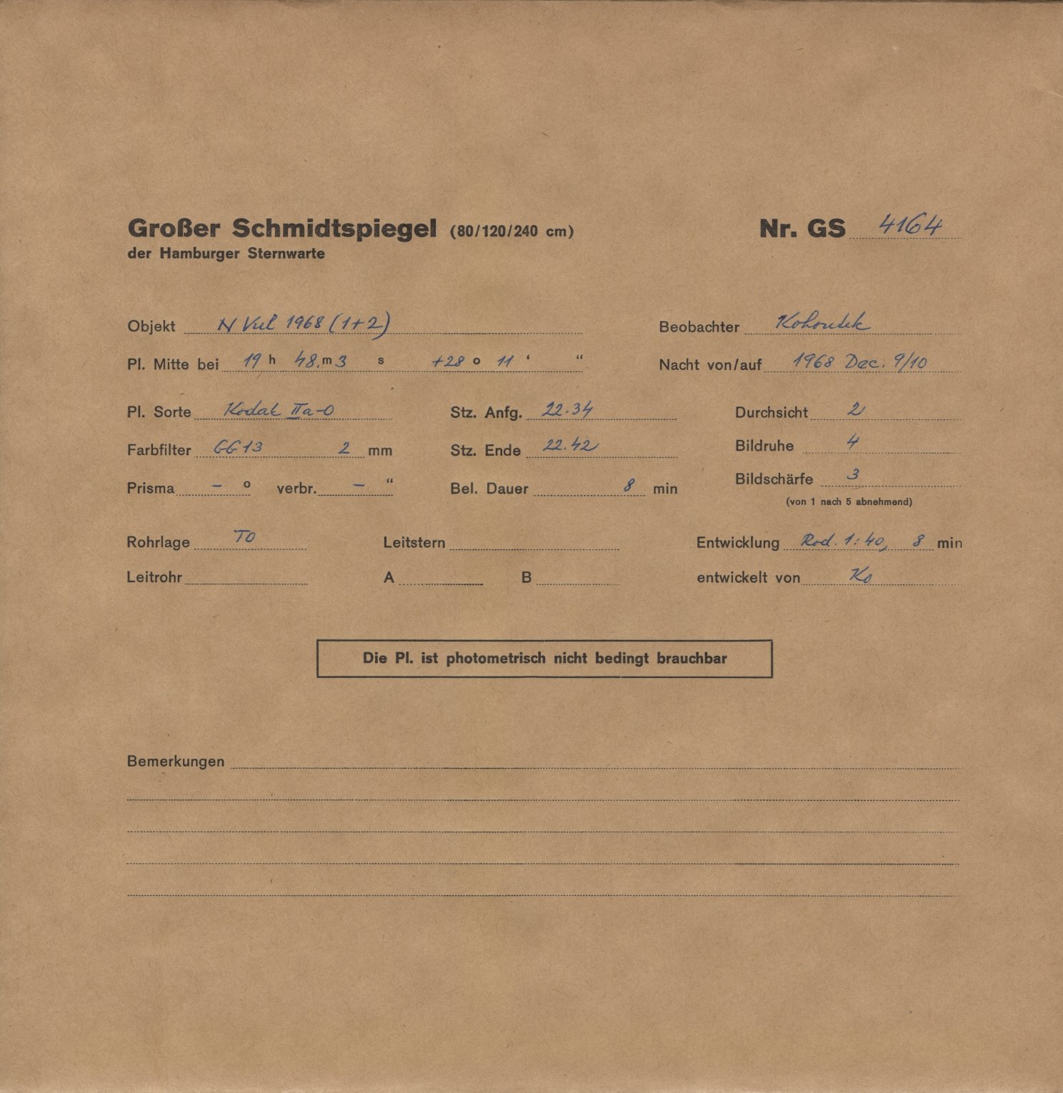 Plattenhuelle GS04164
