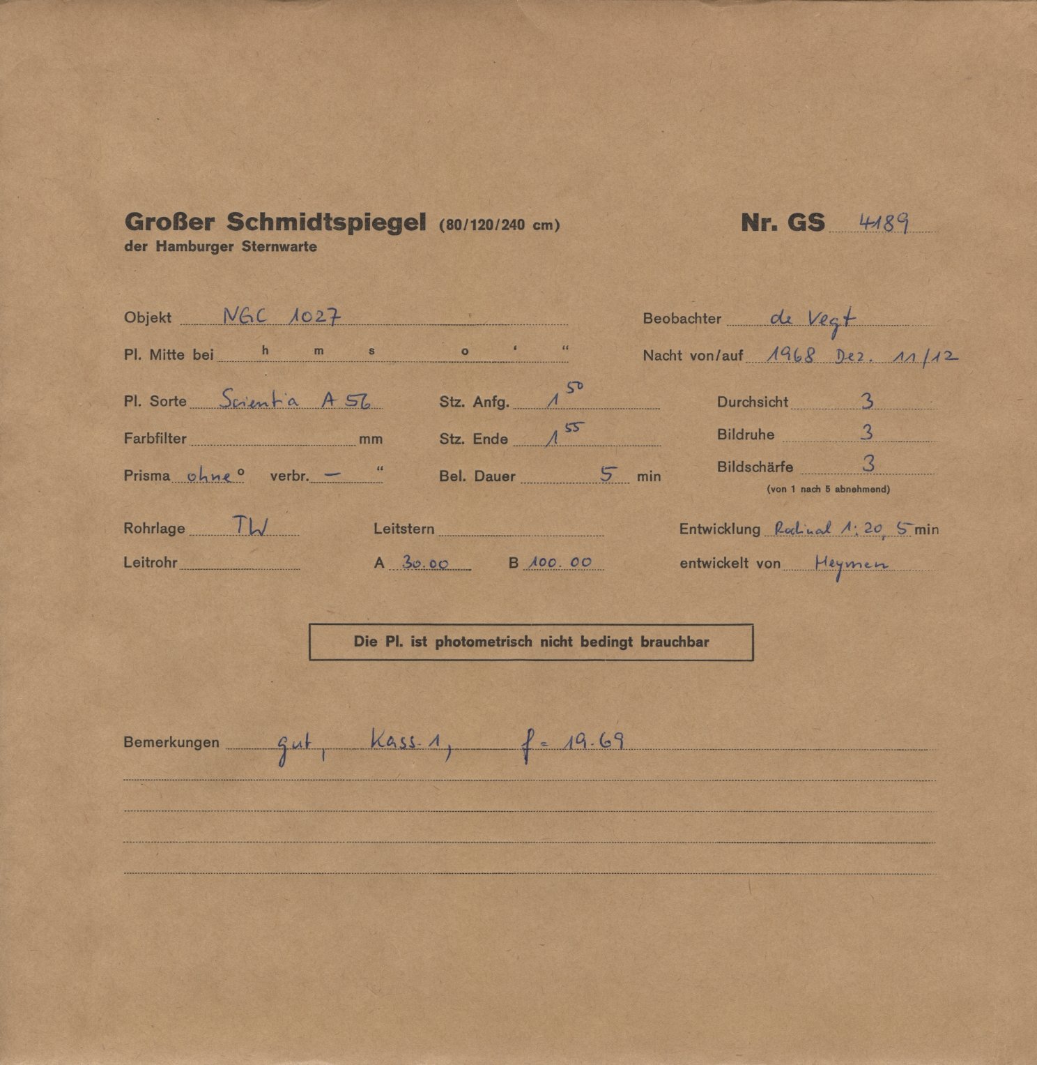 Plattenhuelle GS04189