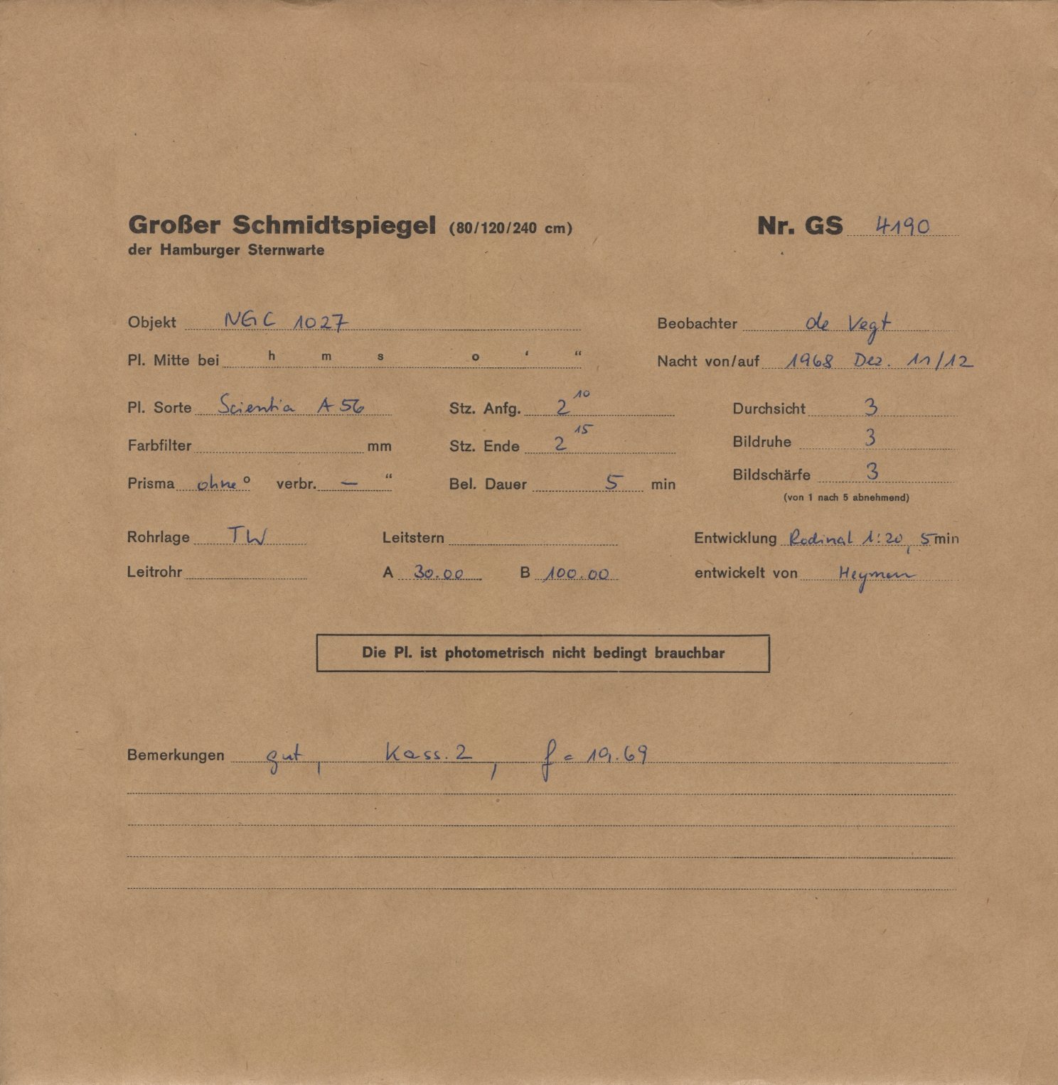 Plattenhuelle GS04190