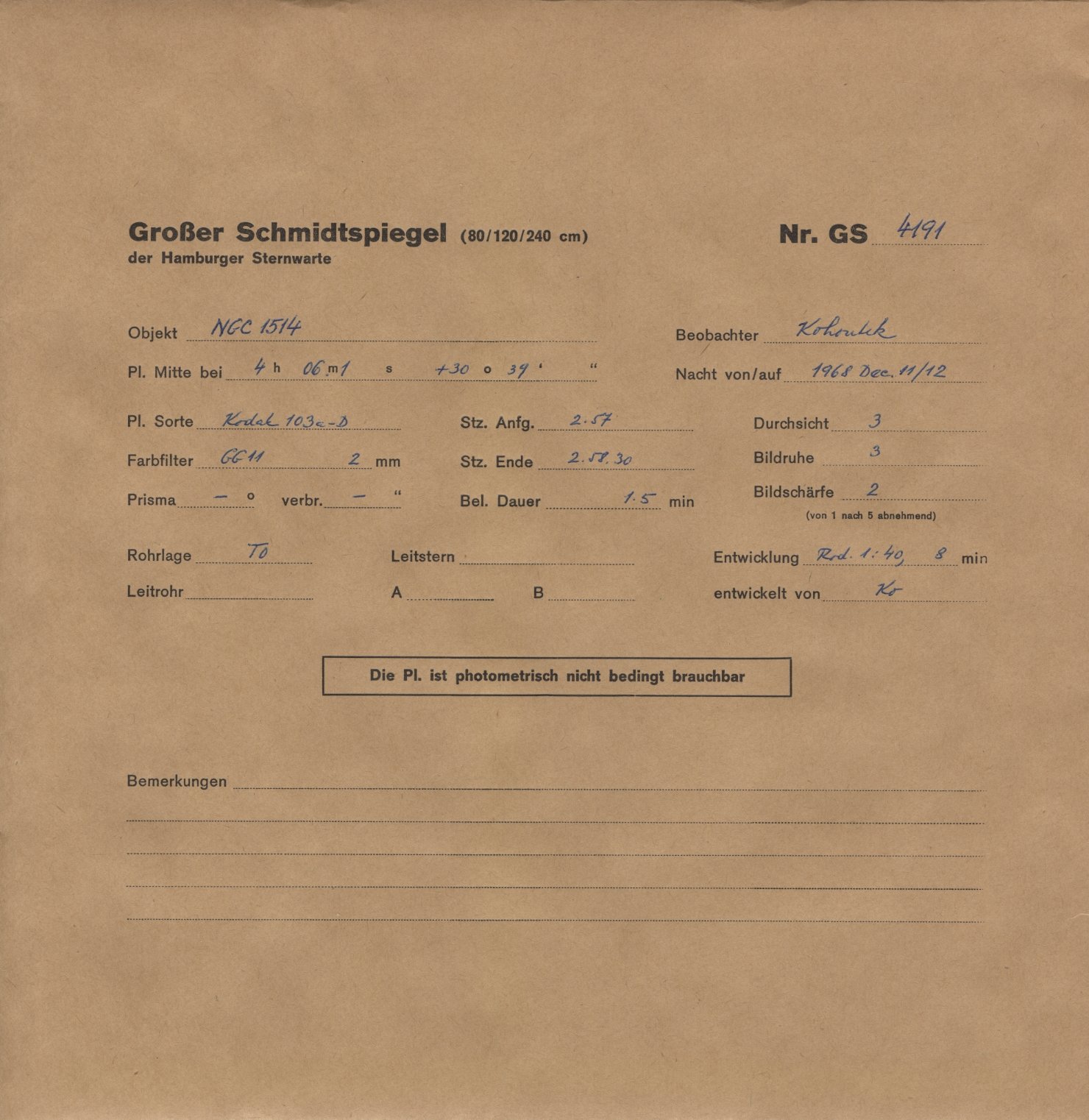 Plattenhuelle GS04191