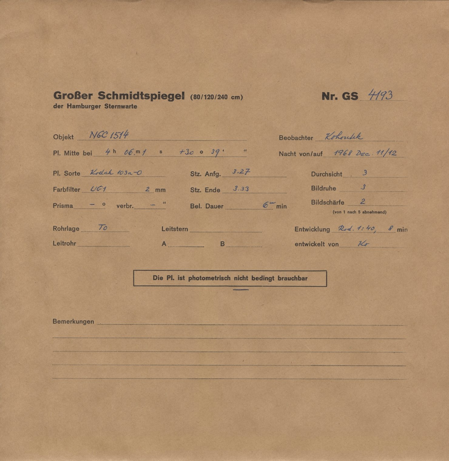 Plattenhuelle GS04193