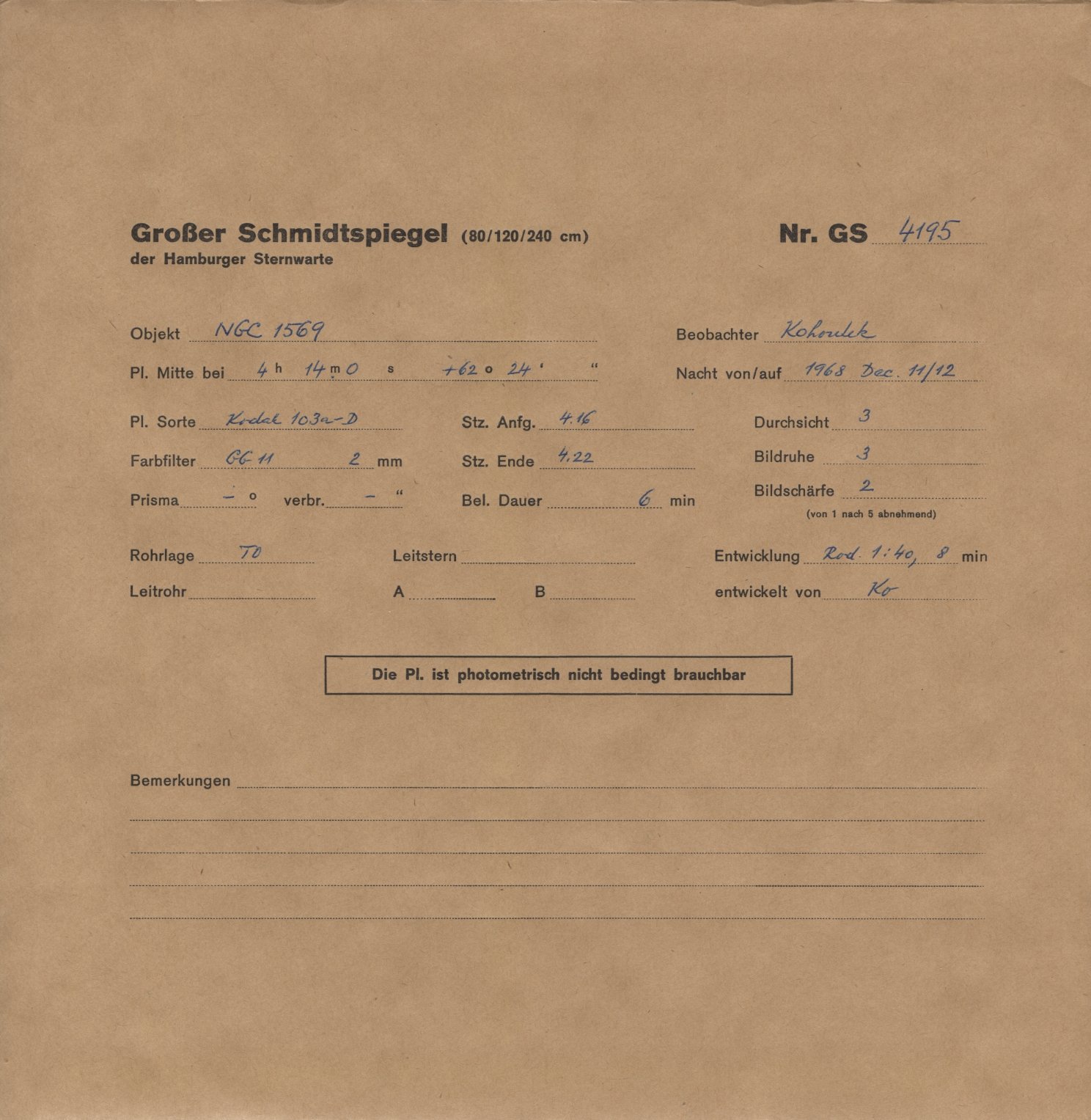 Plattenhuelle GS04195