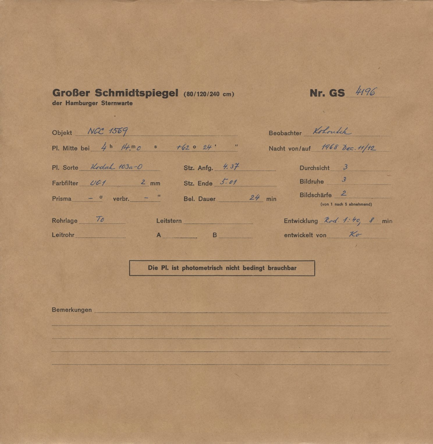 Plattenhuelle GS04196