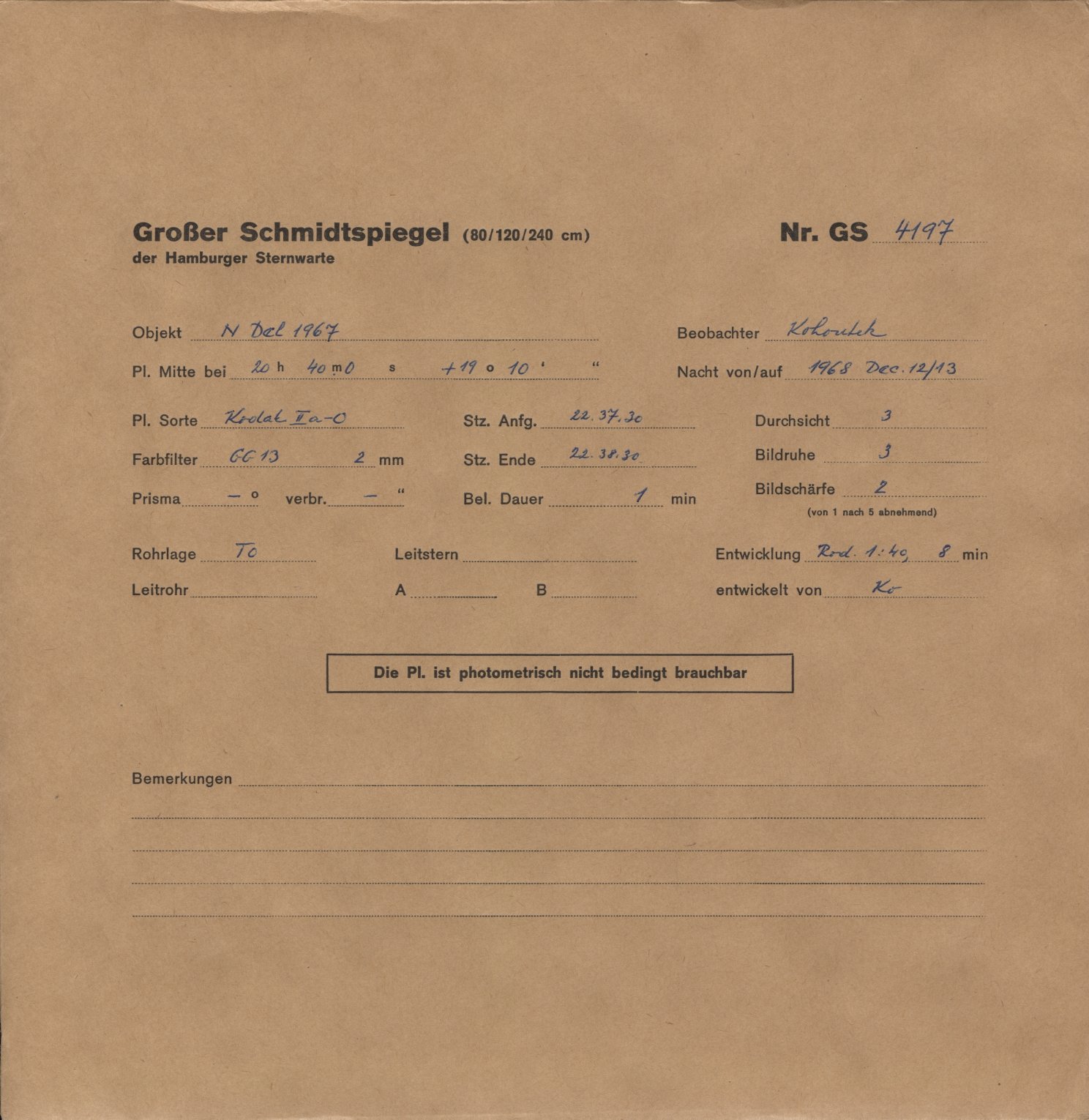 Plattenhuelle GS04197