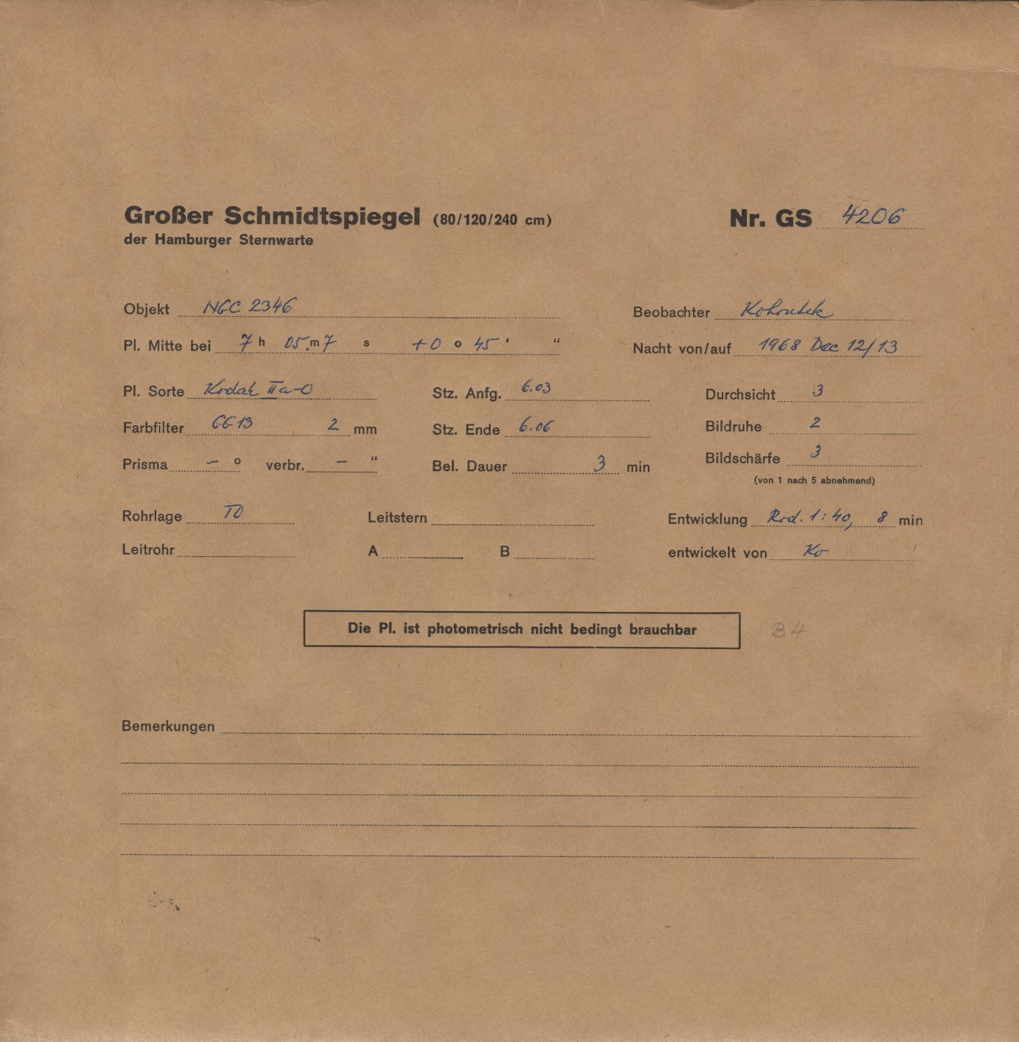 Plattenhuelle GS04206