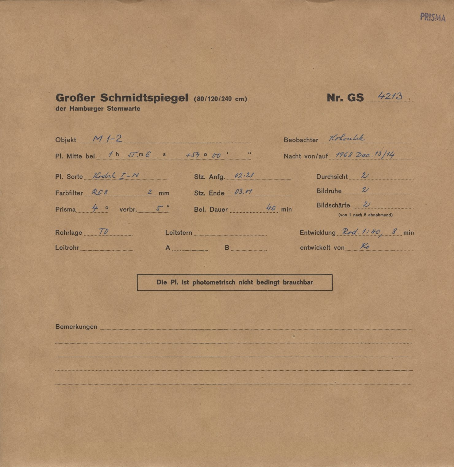 Plattenhuelle GS04213