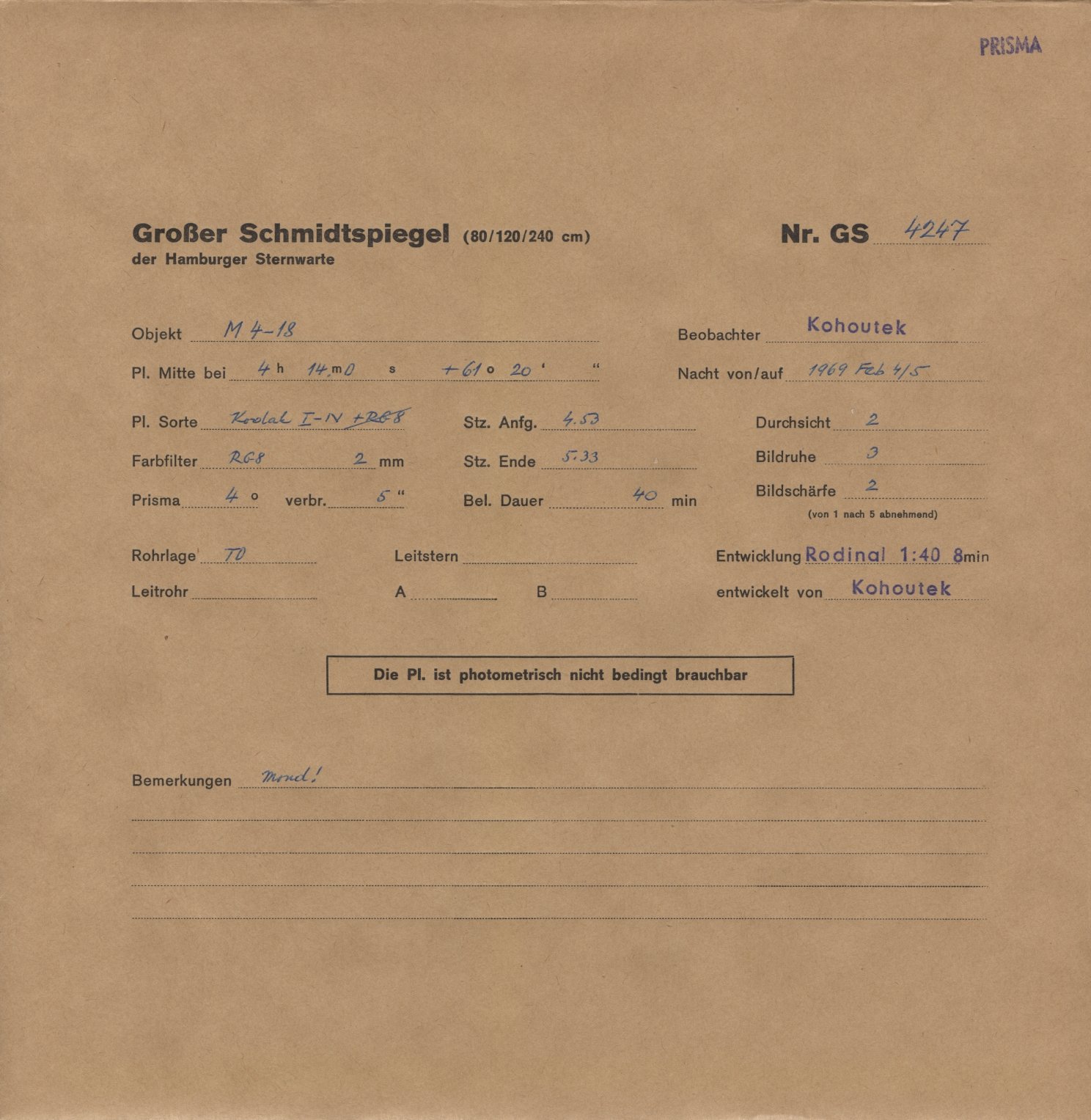 Plattenhuelle GS04247