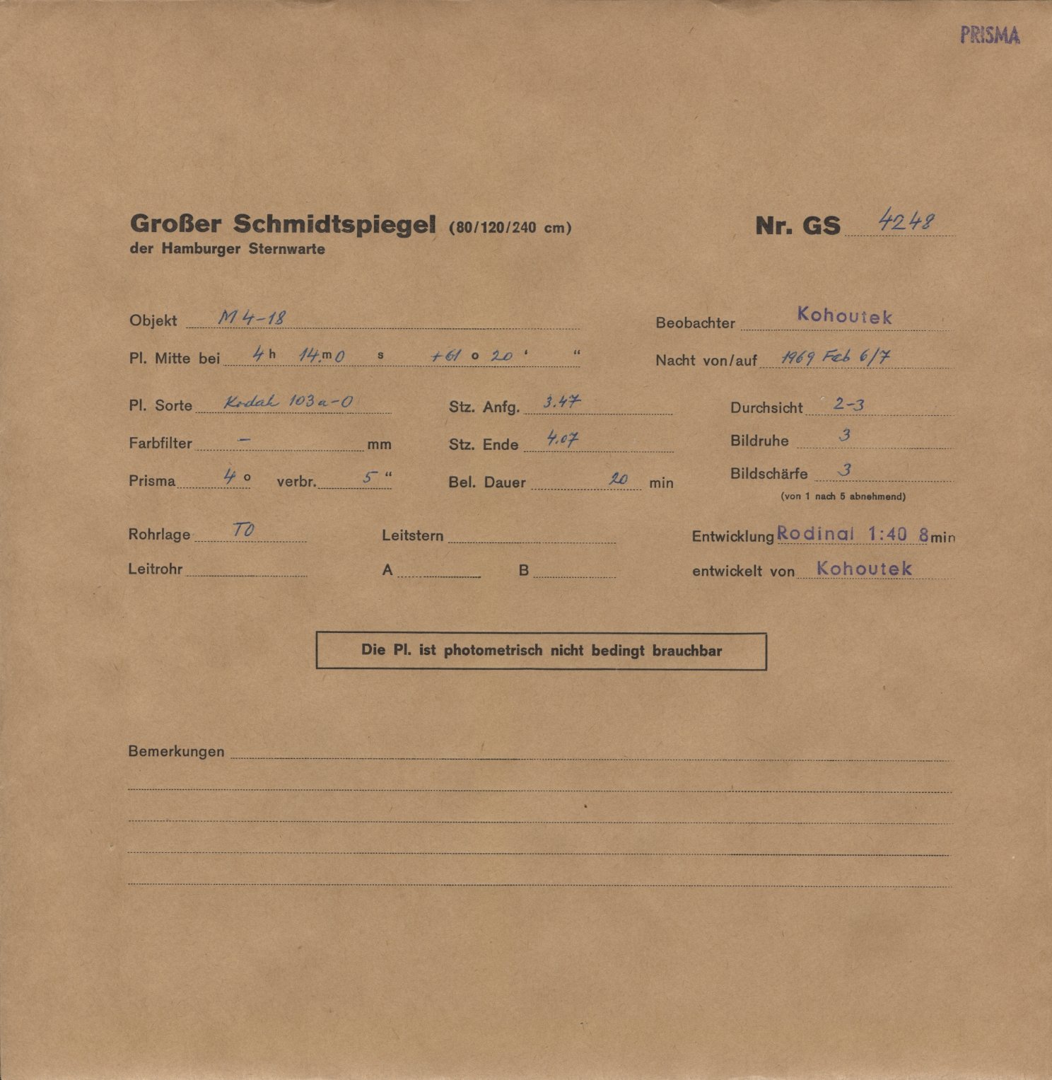 Plattenhuelle GS04248