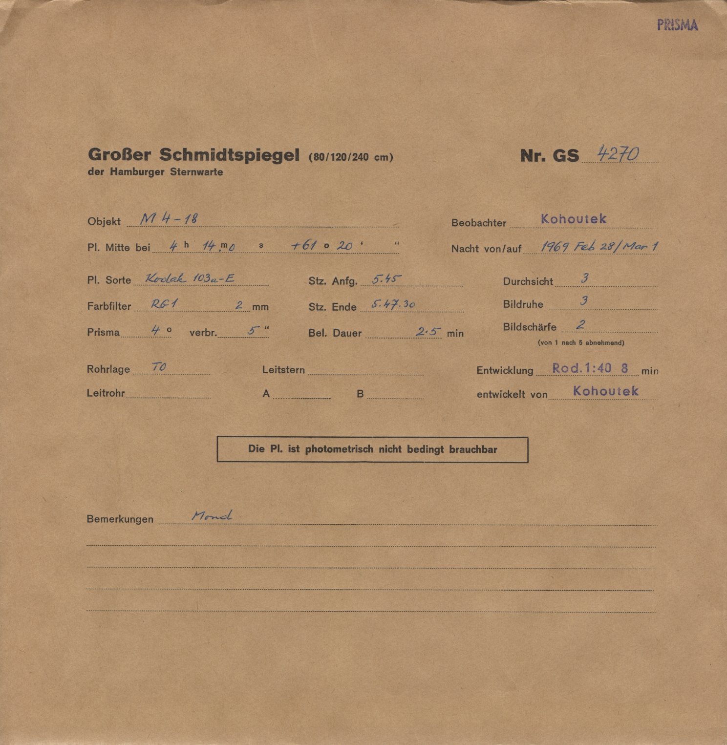 Plattenhuelle GS04270