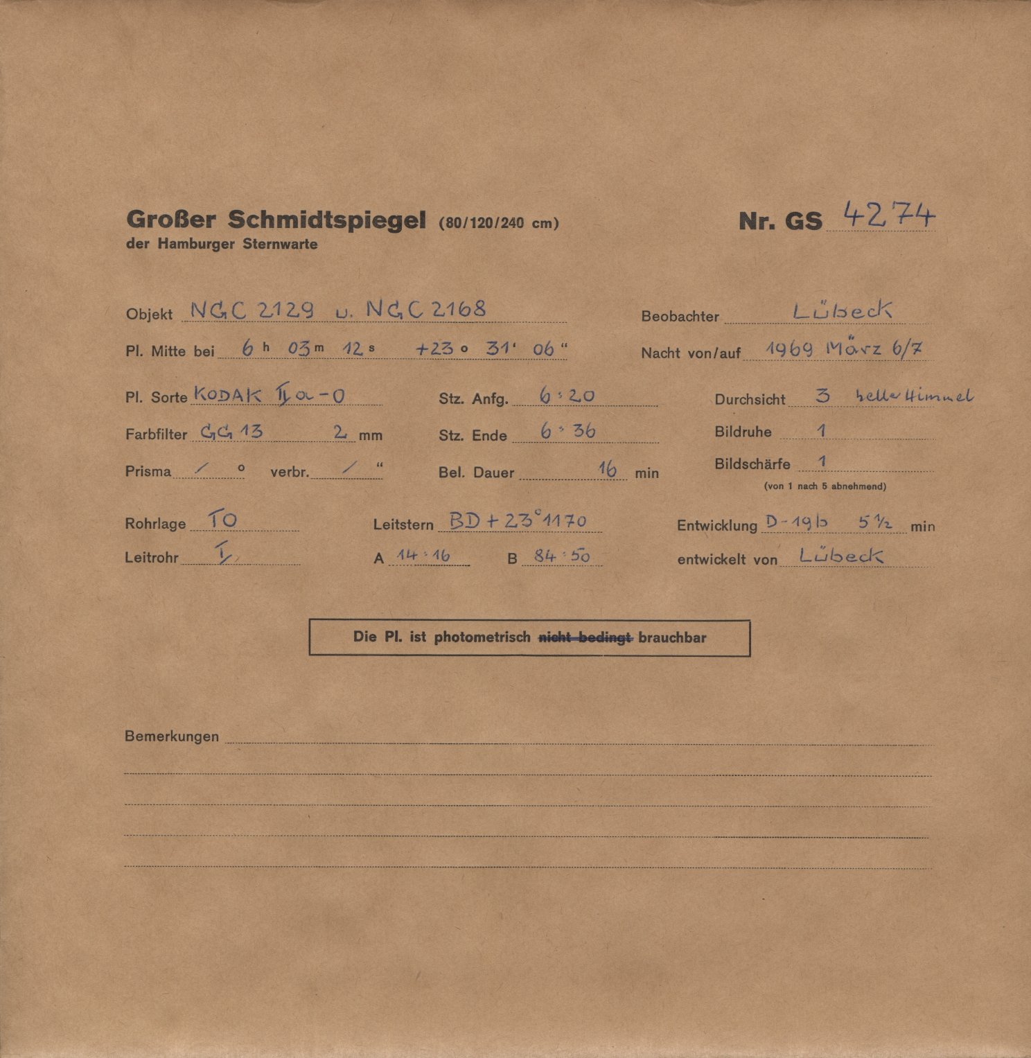 Plattenhuelle GS04274