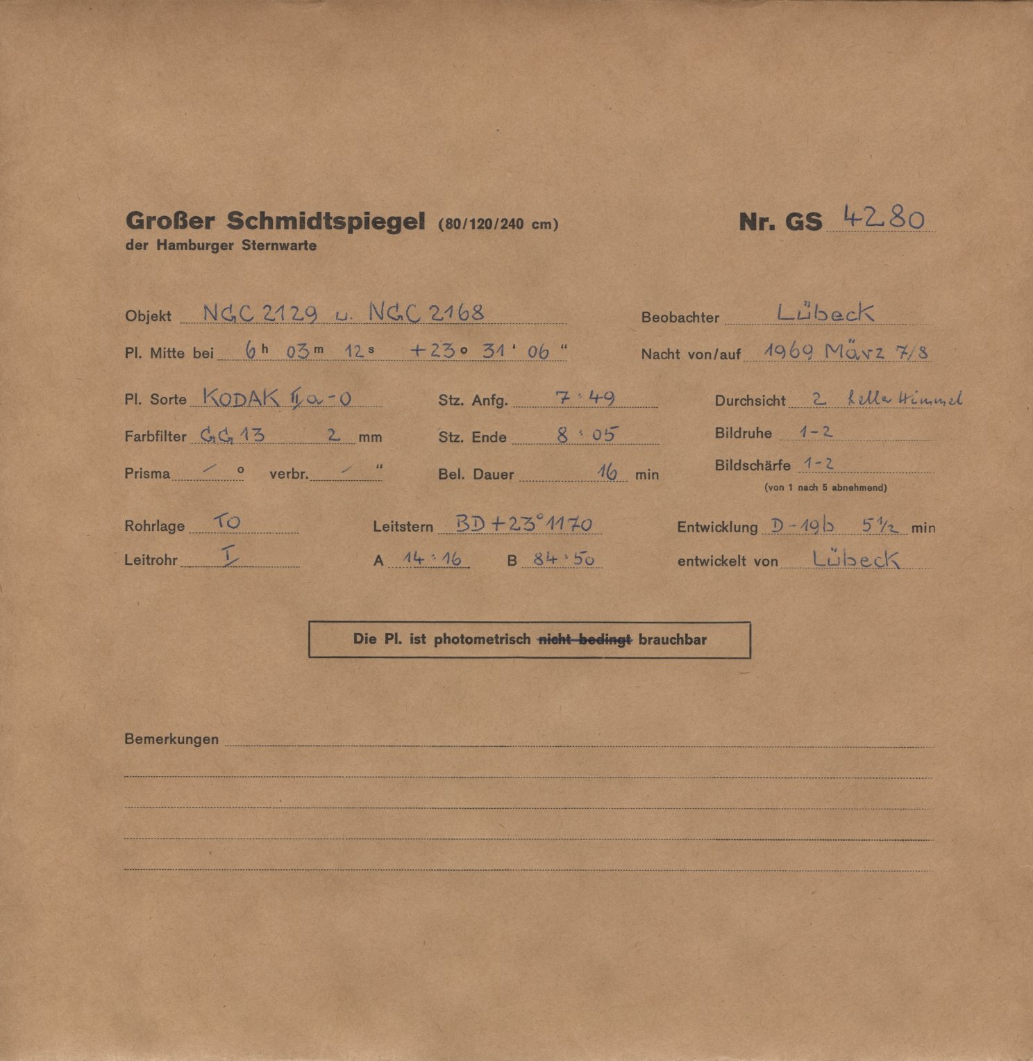 Plattenhuelle GS04280