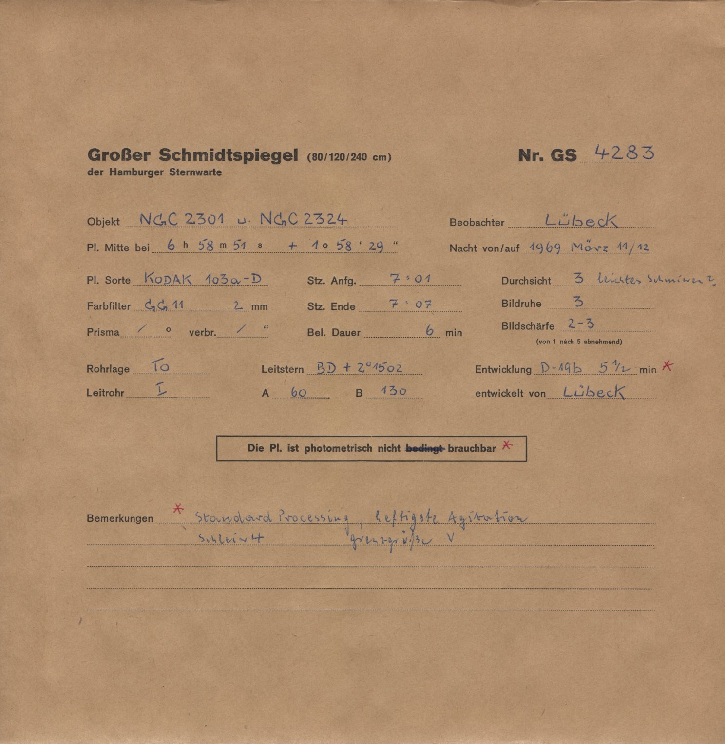 Plattenhuelle GS04283