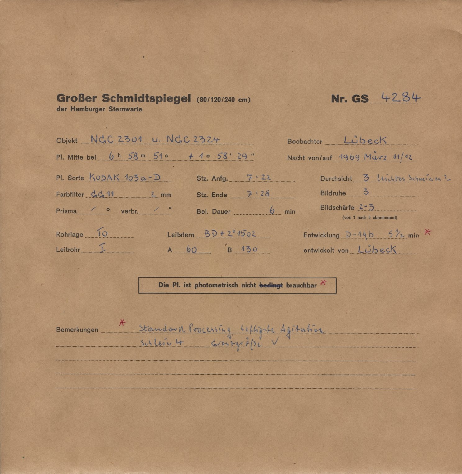 Plattenhuelle GS04284