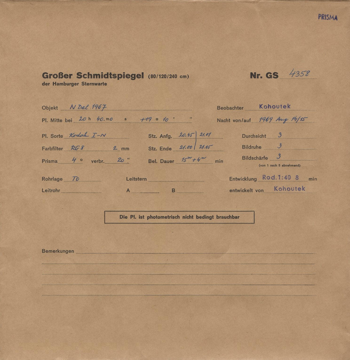 Plattenhuelle GS04358