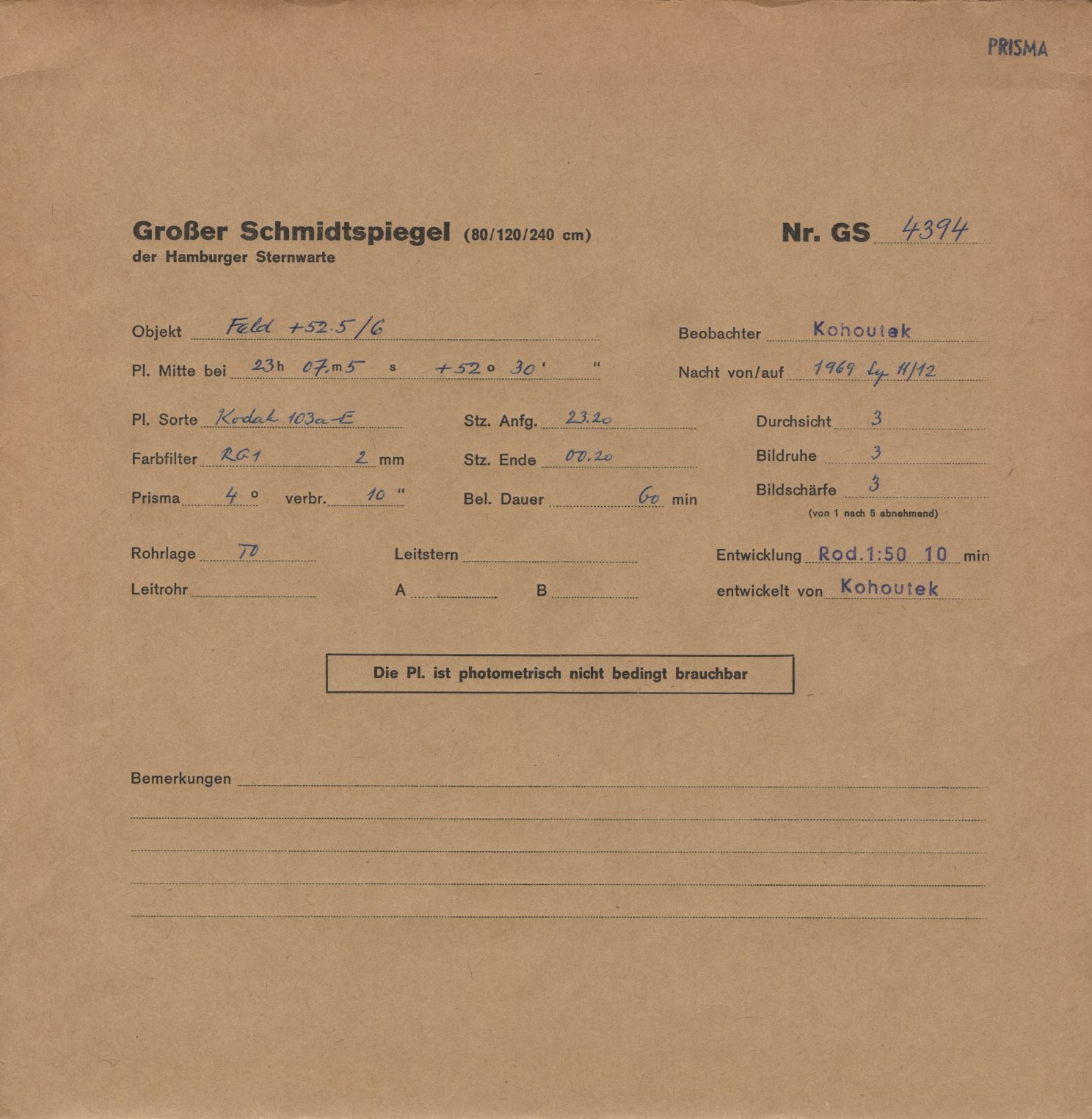 Plattenhuelle GS04394