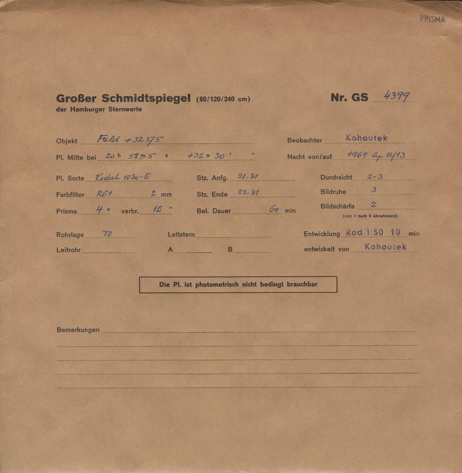 Plattenhuelle GS04399