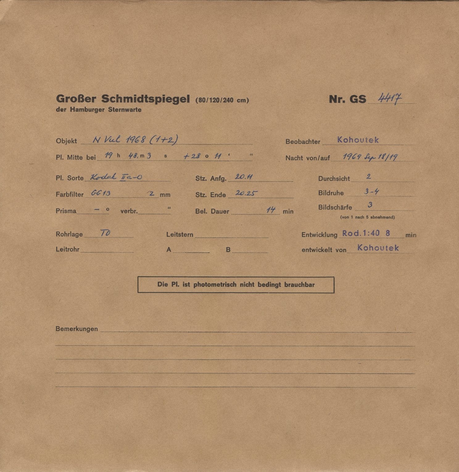 Plattenhuelle GS04417