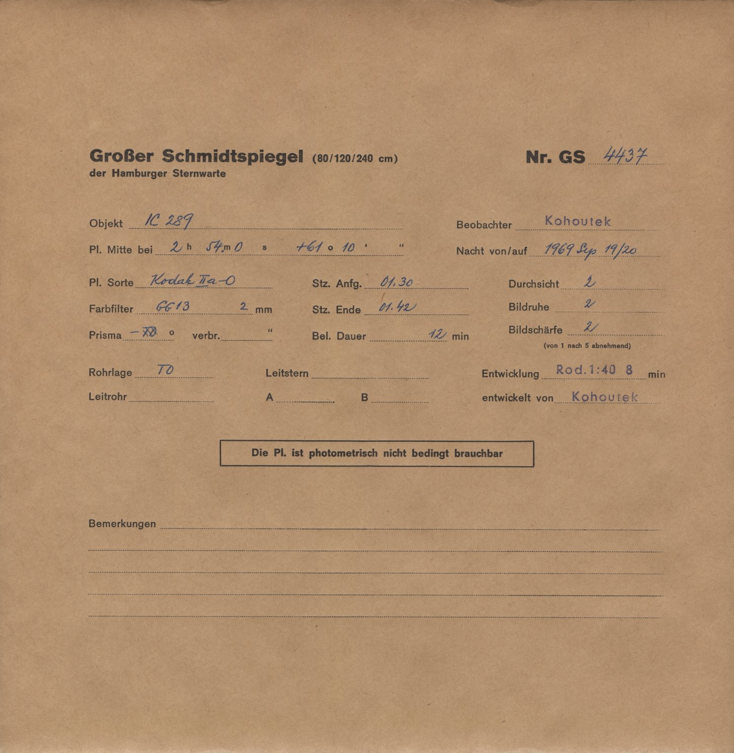 Plattenhuelle GS04437