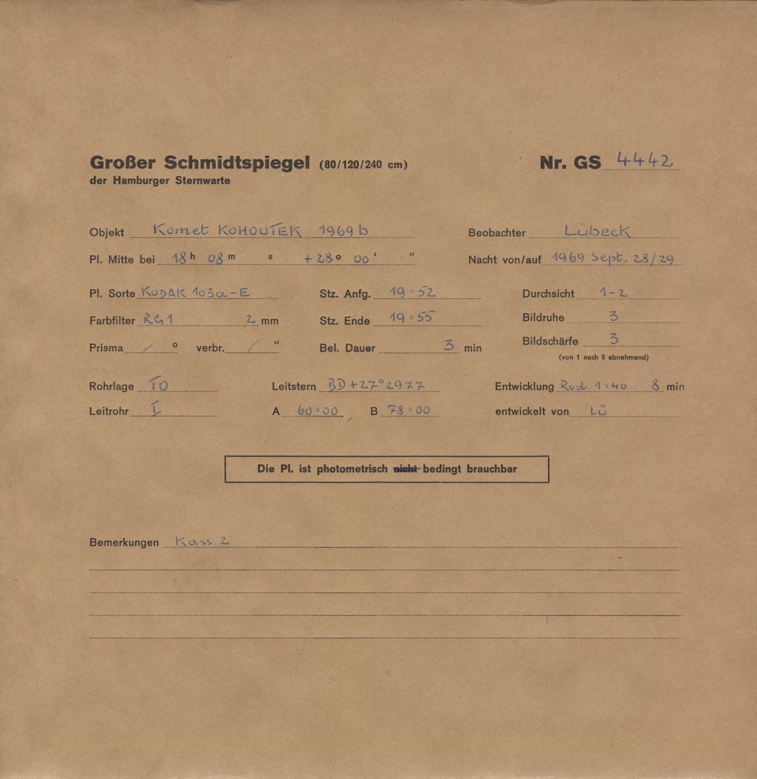 Plattenhuelle GS04442
