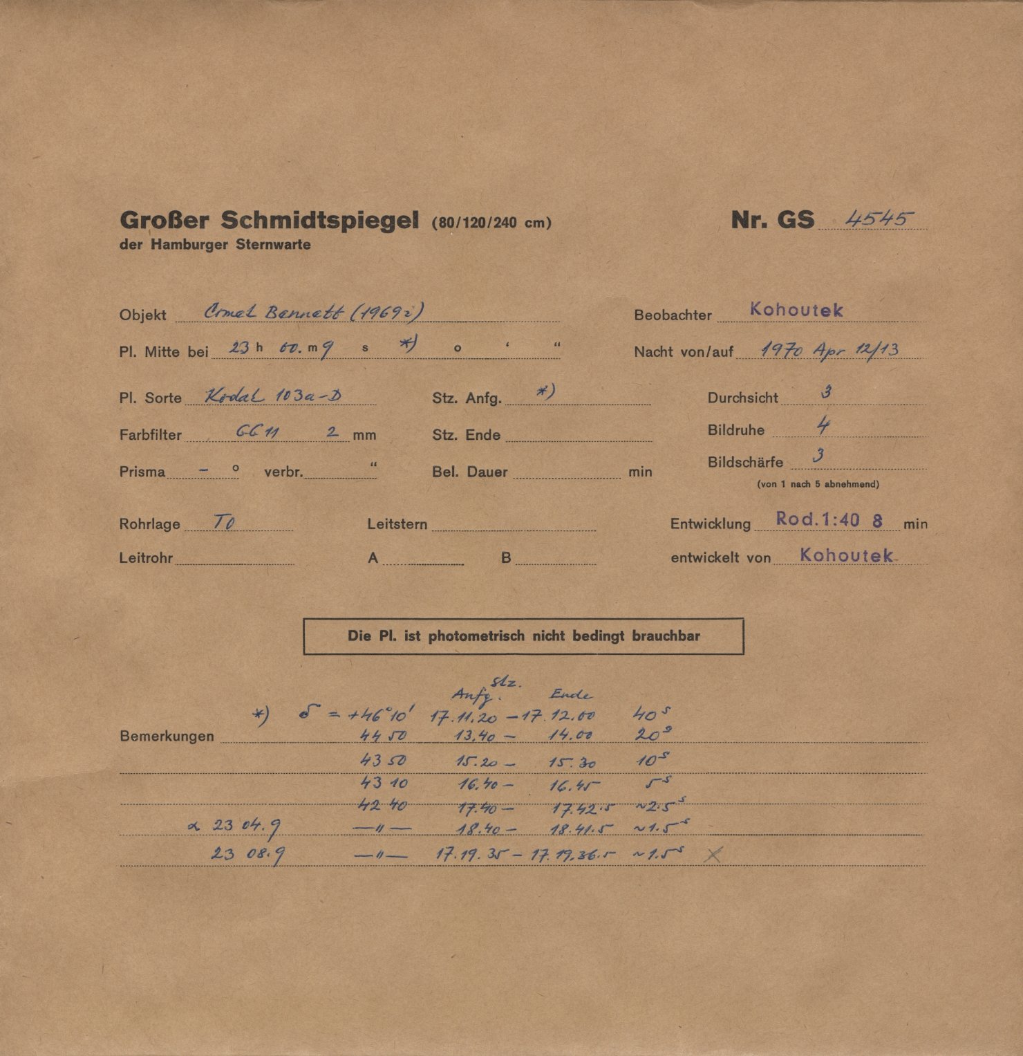 Plattenhuelle GS04545