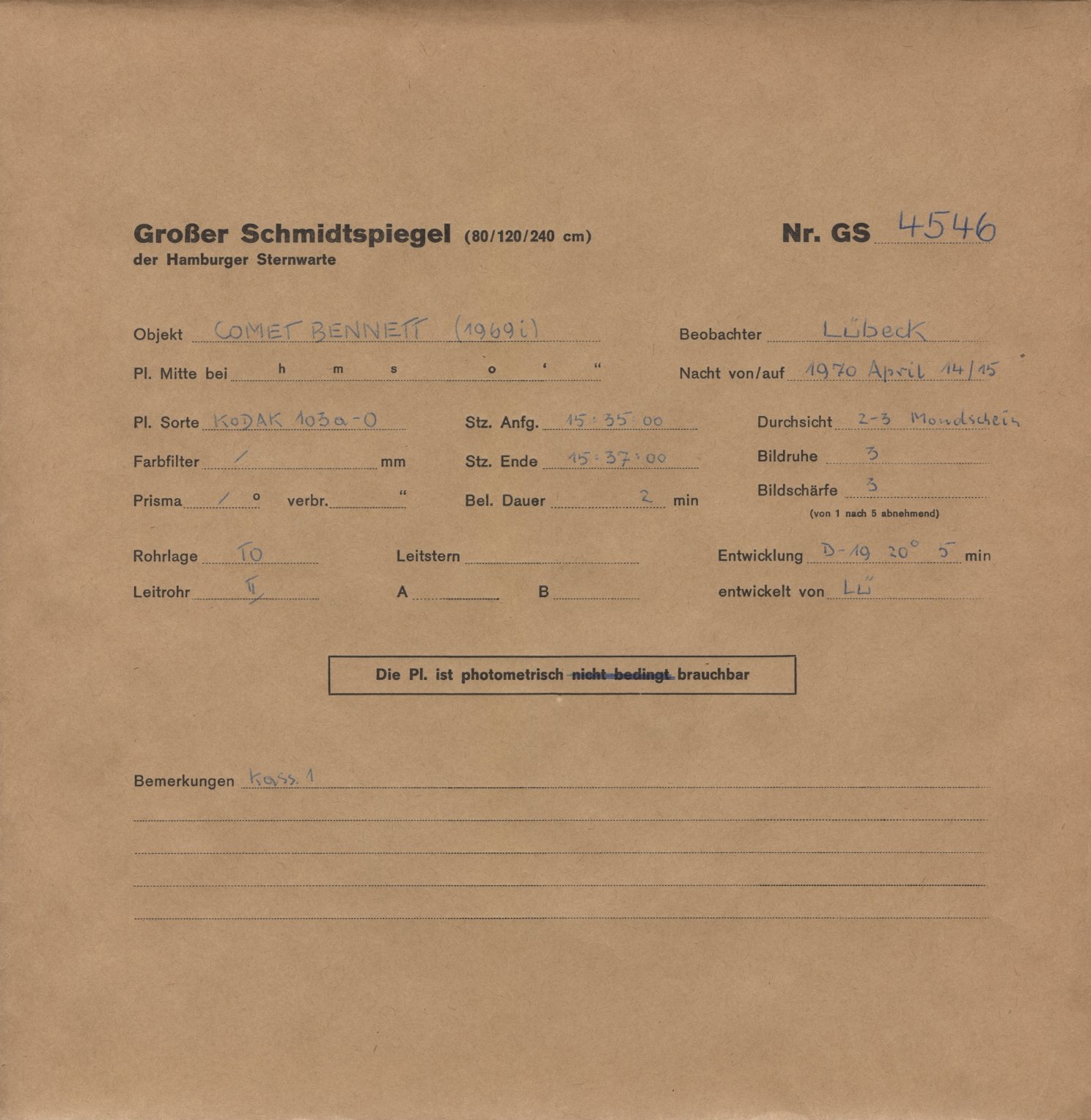 Plattenhuelle GS04546