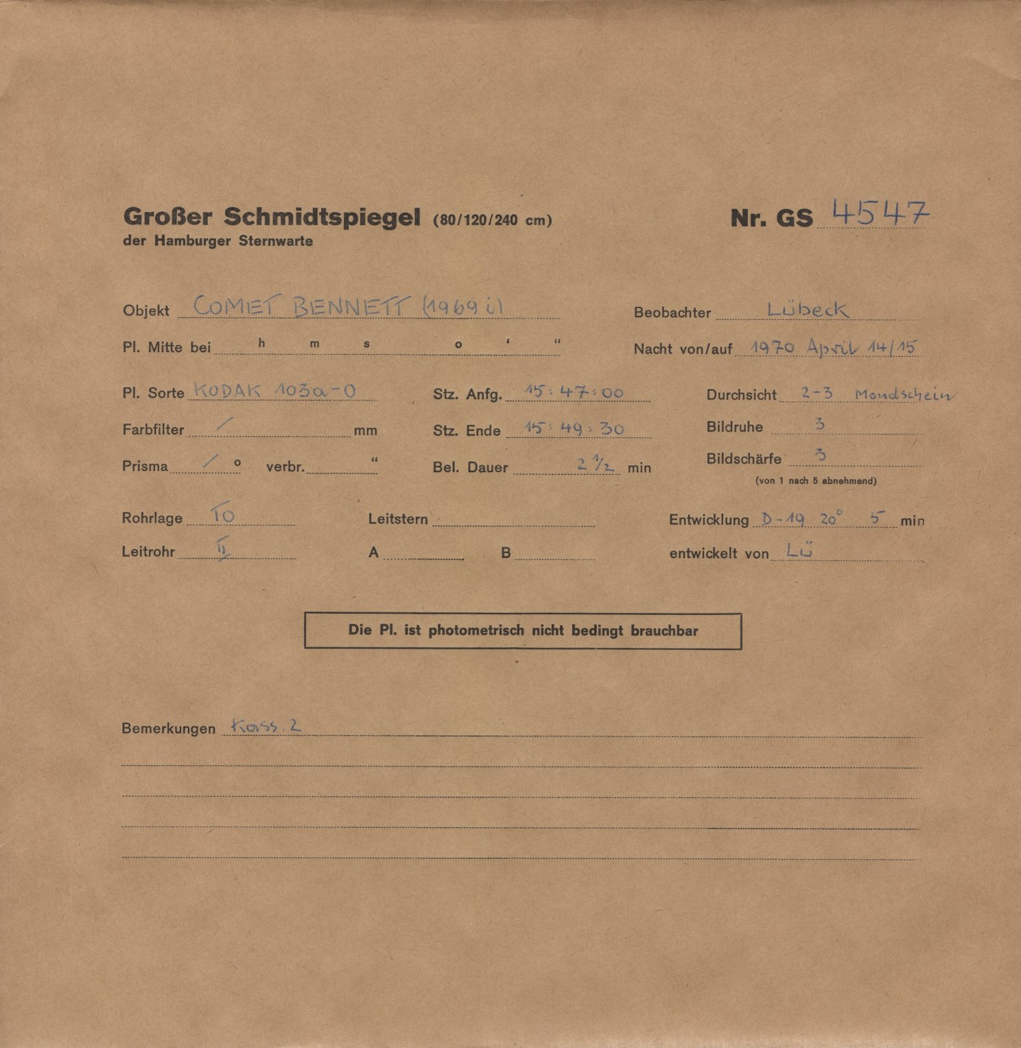 Plattenhuelle GS04547