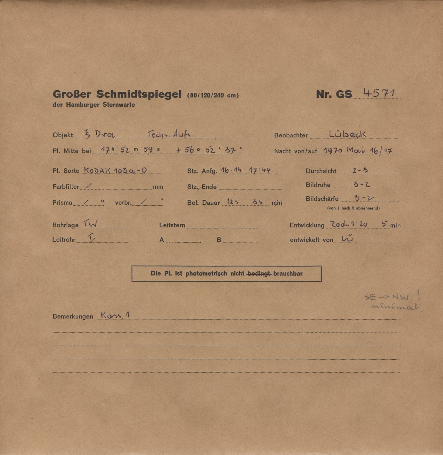 Plattenhuelle GS04571