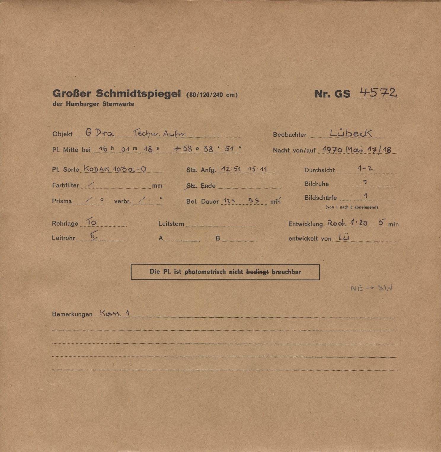 Plattenhuelle GS04572