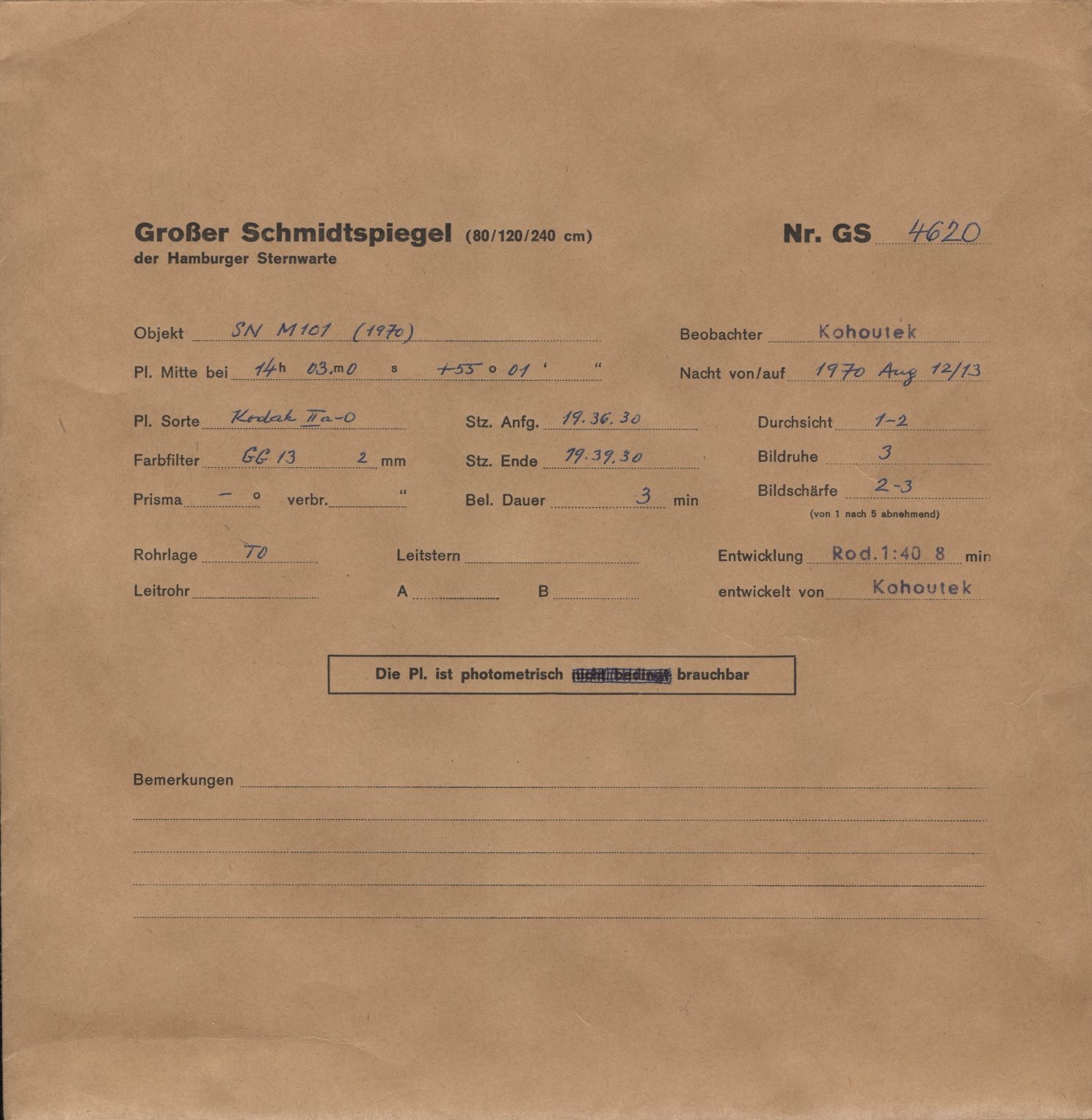 Plattenhuelle GS04620