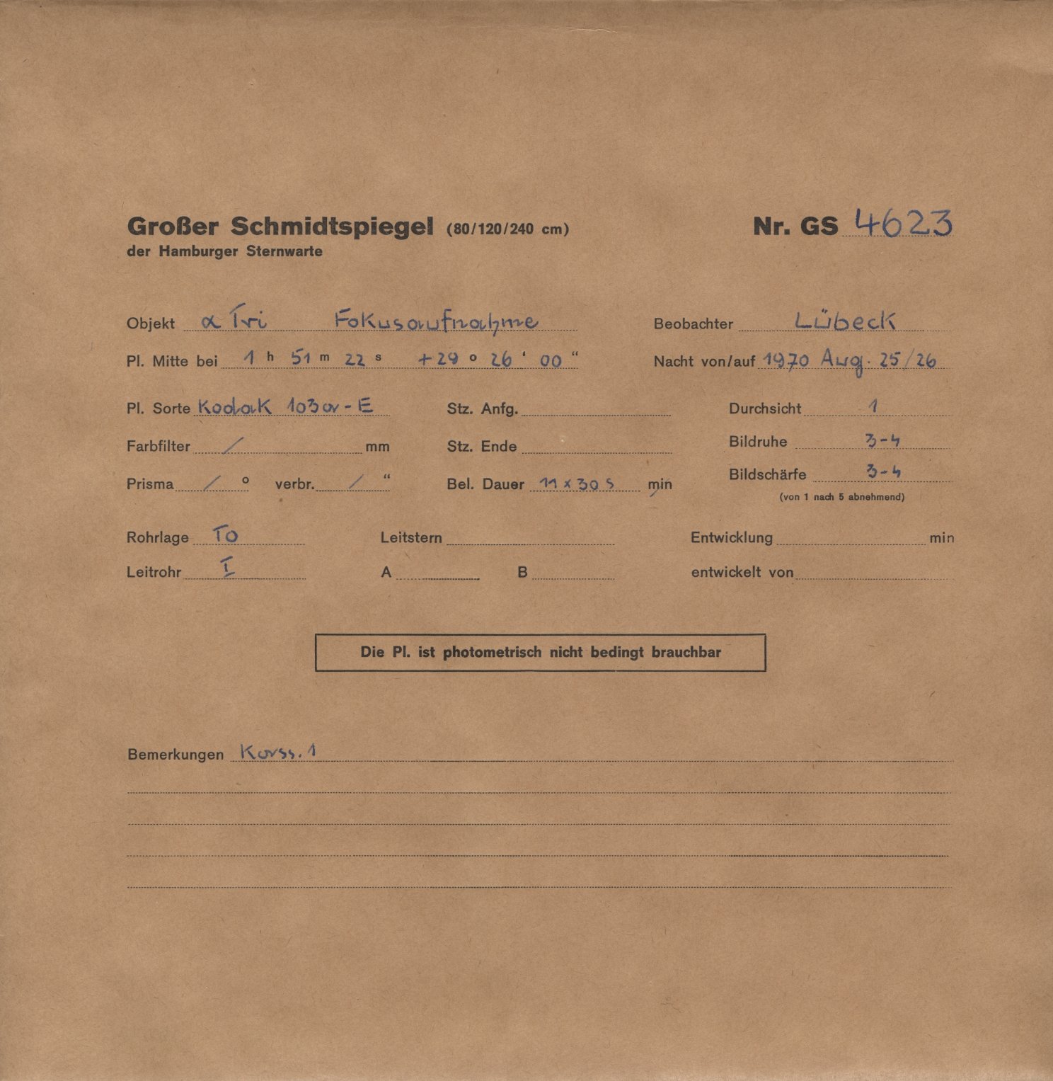 Plattenhuelle GS04623
