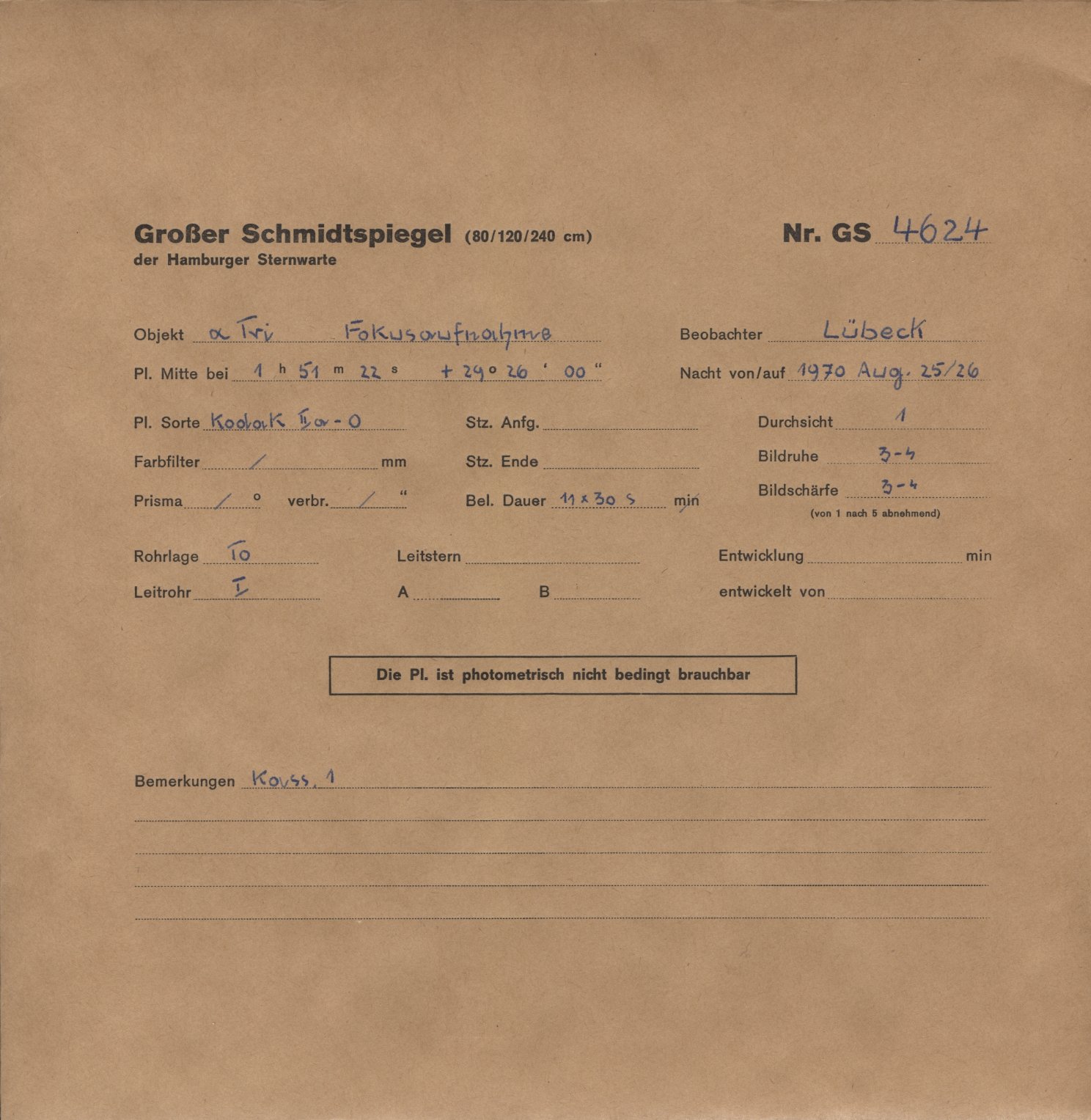 Plattenhuelle GS04624