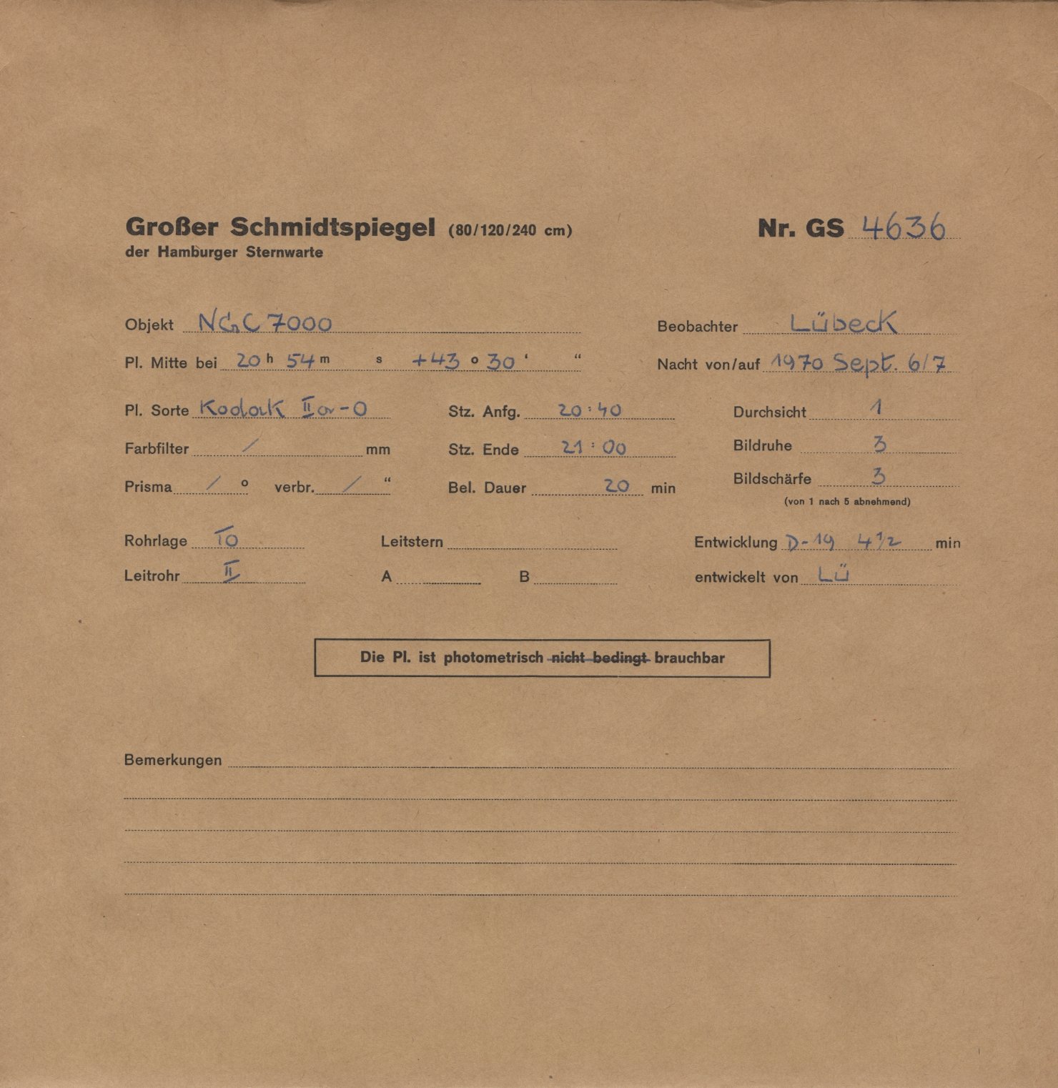 Plattenhuelle GS04636