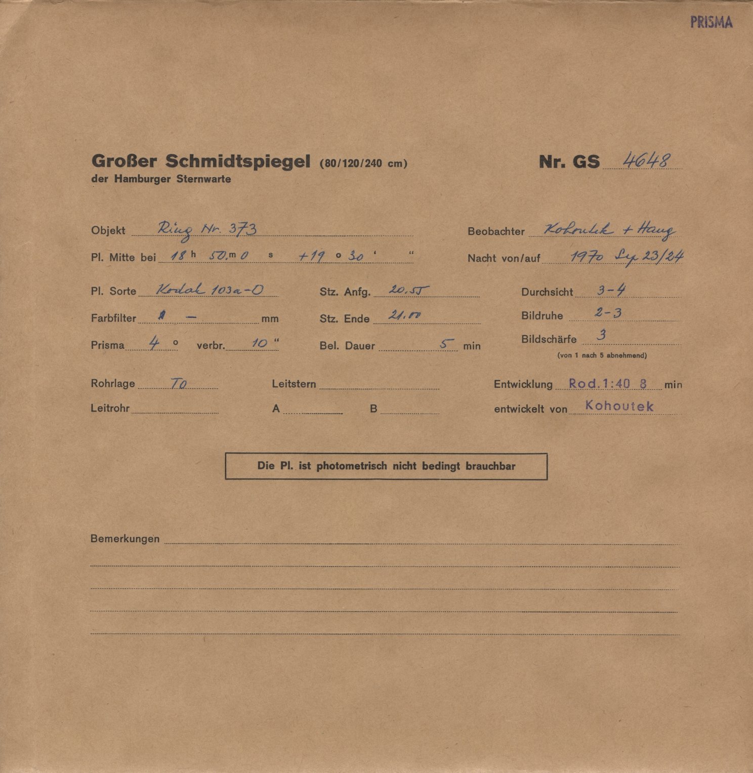 Plattenhuelle GS04648
