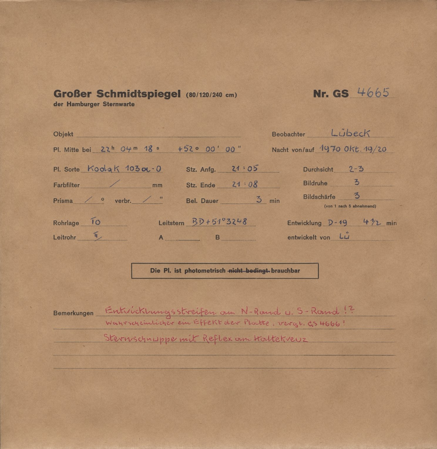 Plattenhuelle GS04665