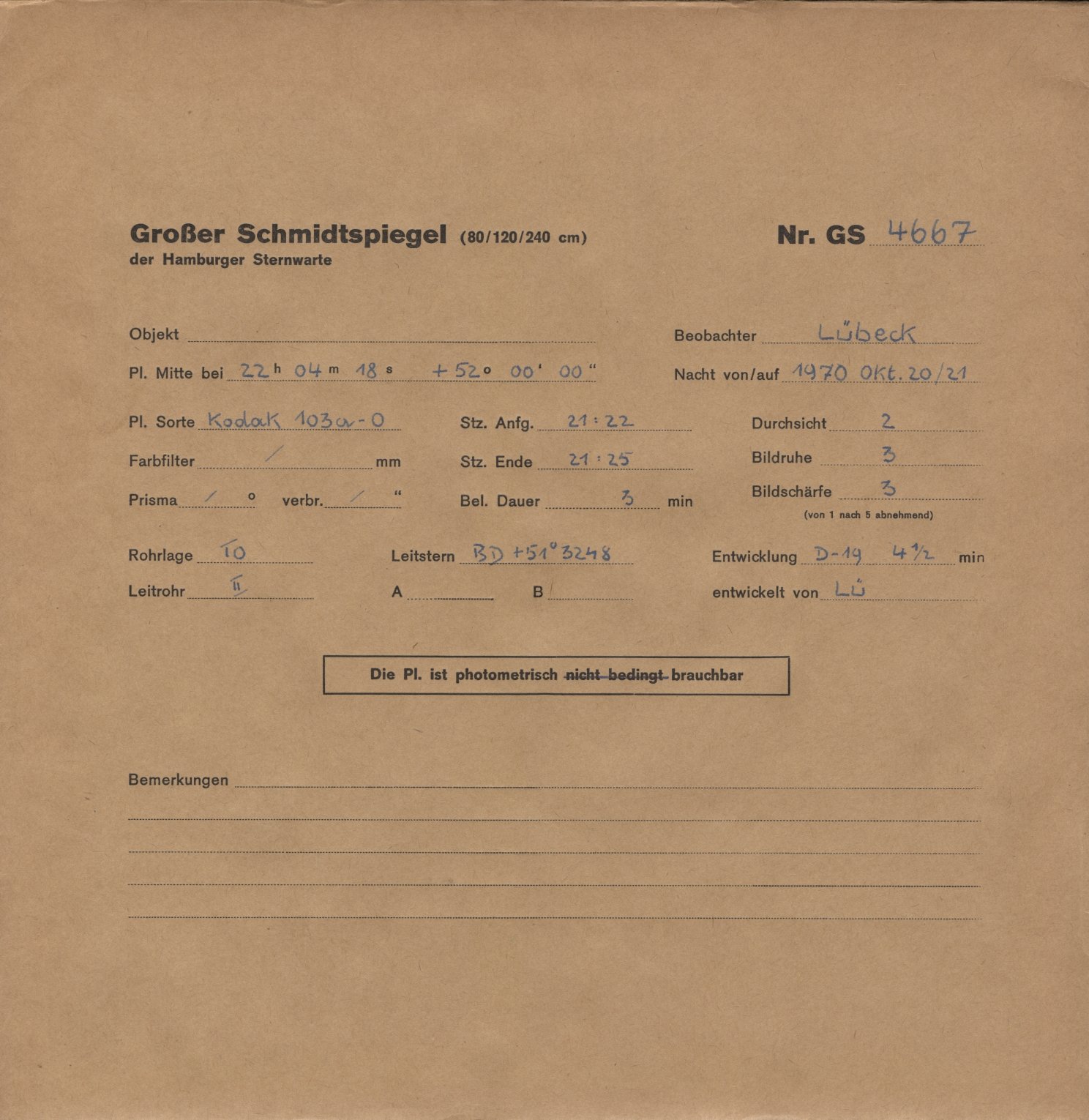 Plattenhuelle GS04667