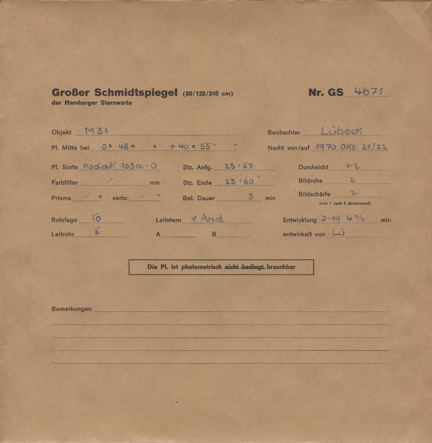 Plattenhuelle GS04671