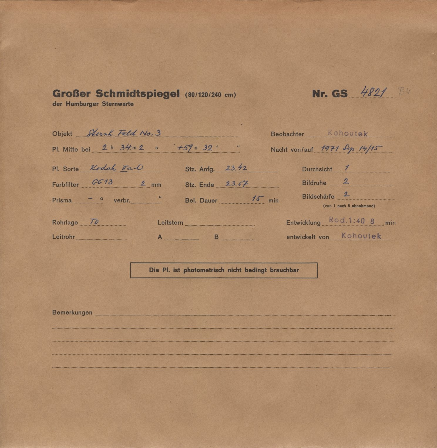 Plattenhuelle GS04821