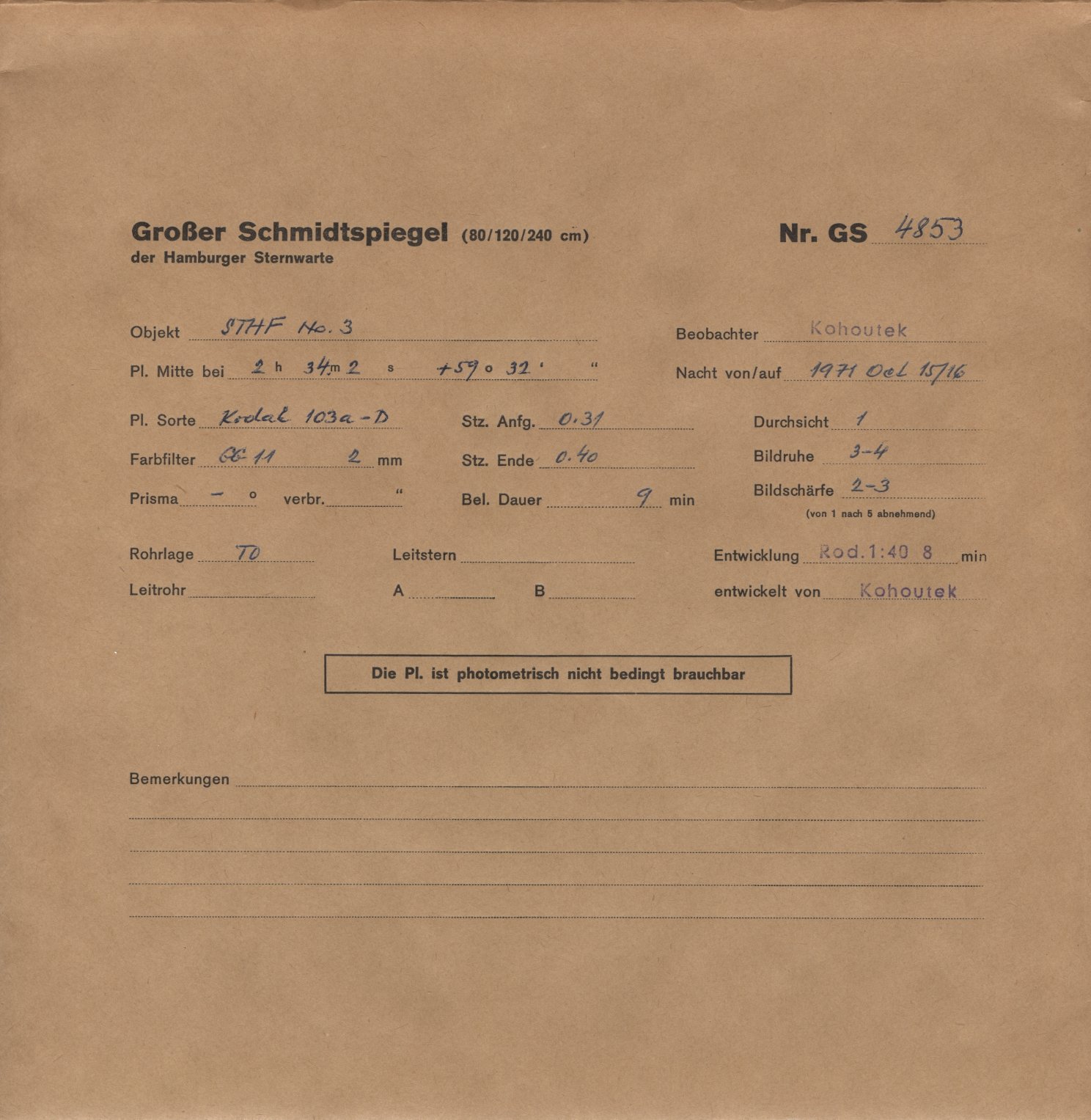 Plattenhuelle GS04853