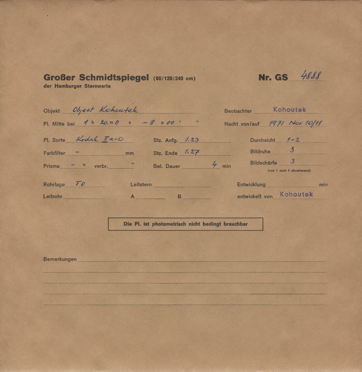 Plattenhuelle GS04888