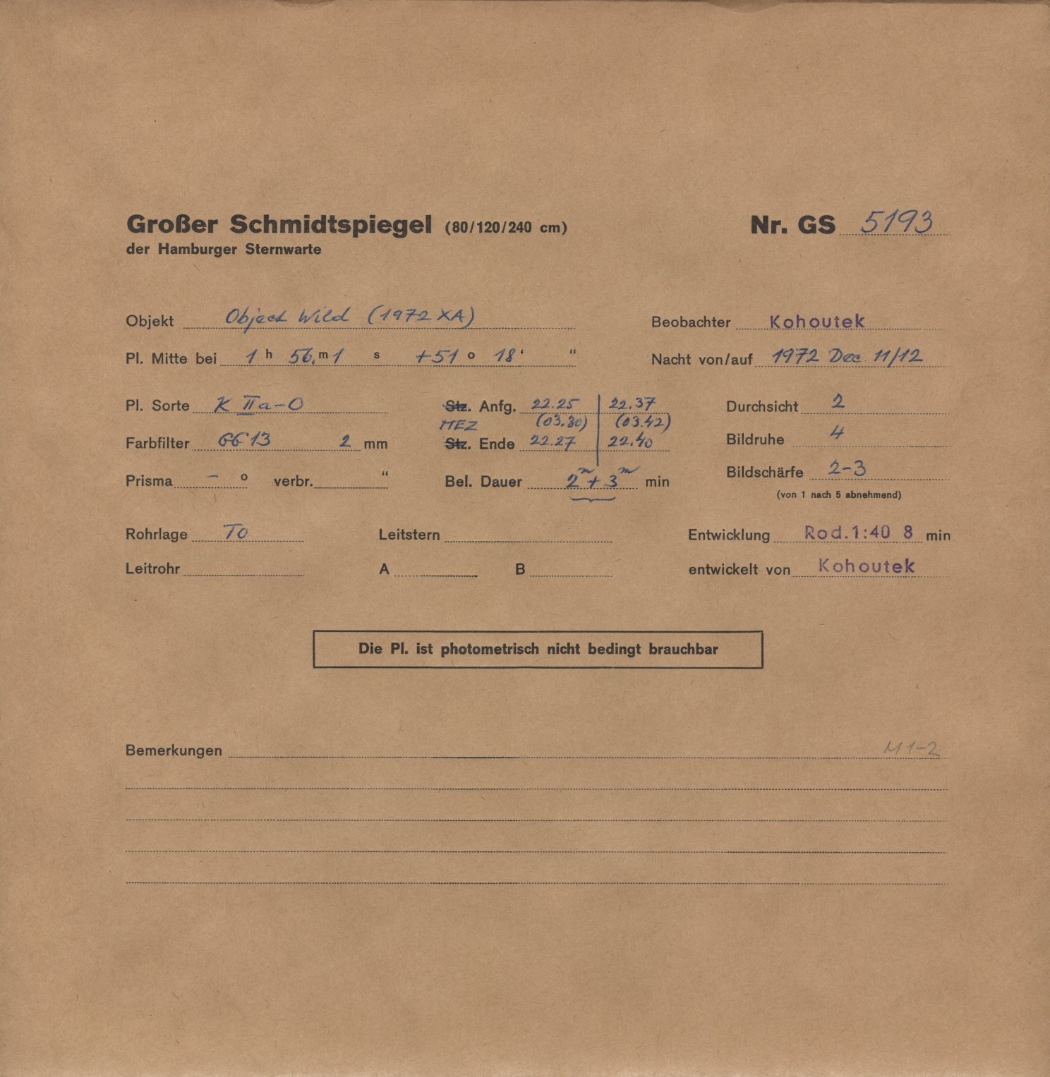 Plattenhuelle GS05193