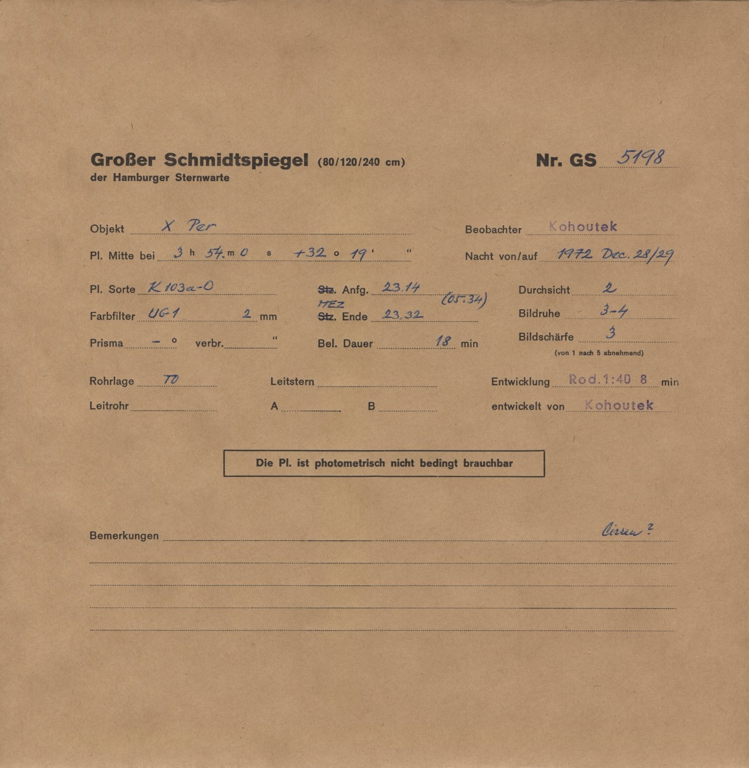 Plattenhuelle GS05198